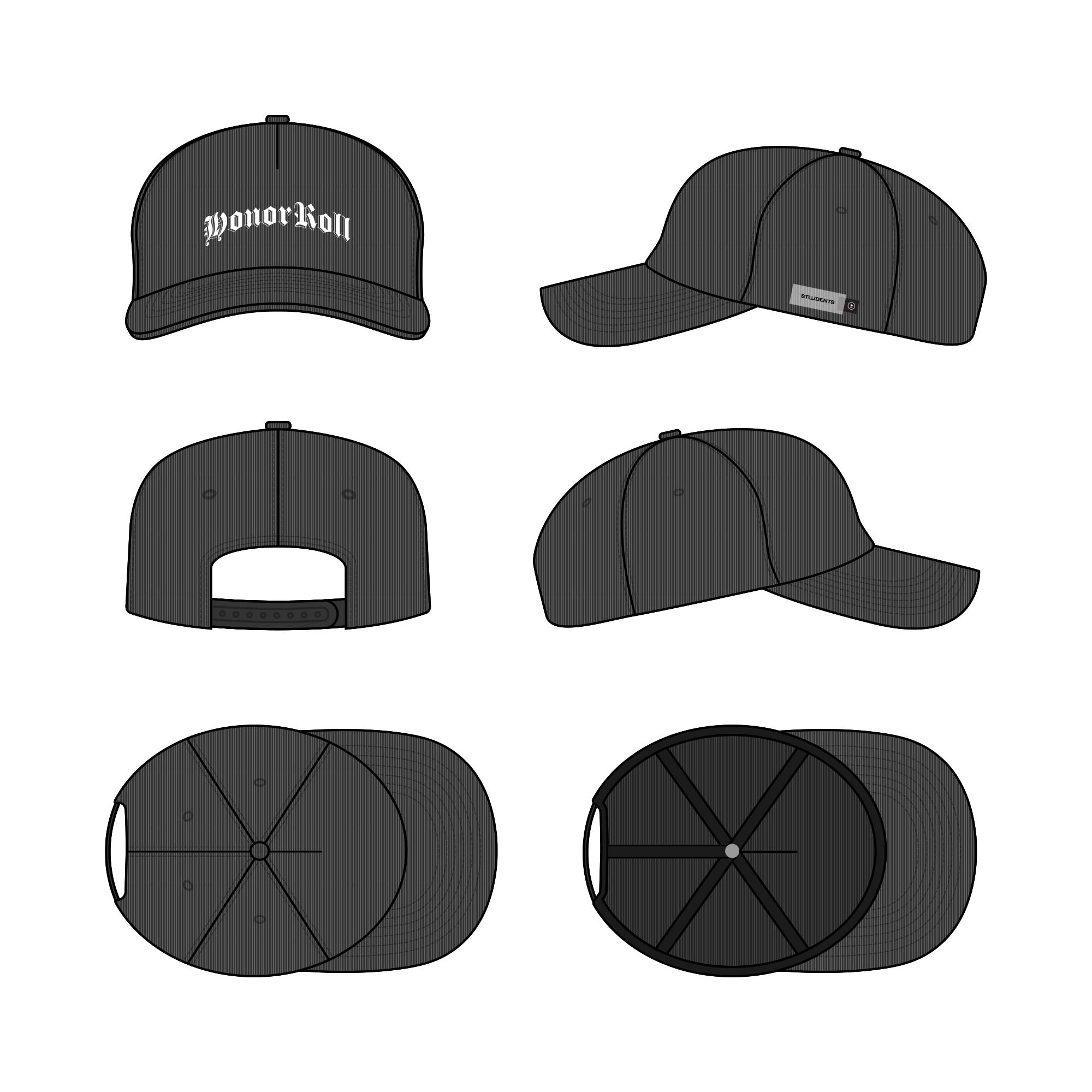 Honor Roll Corduroy Snap Back Hat