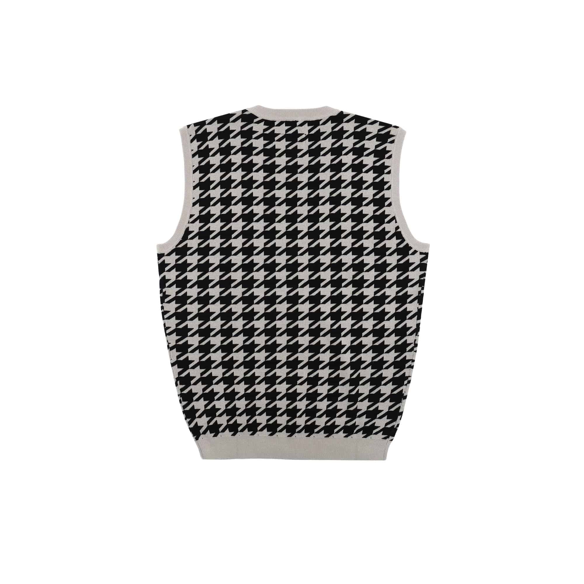 Layne Houndstooth Sweater Vest - Students Golf