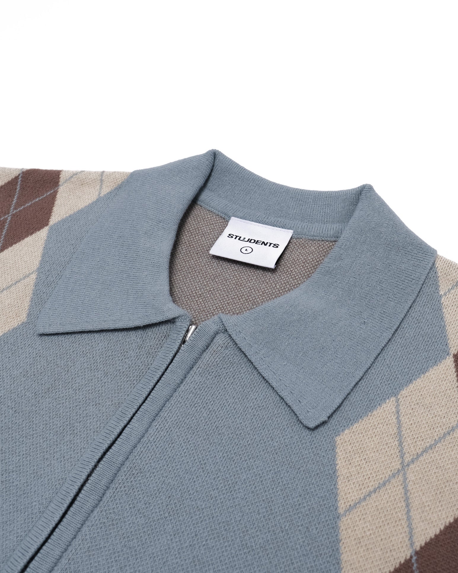 Wright Knitted L/S Polo Sweater