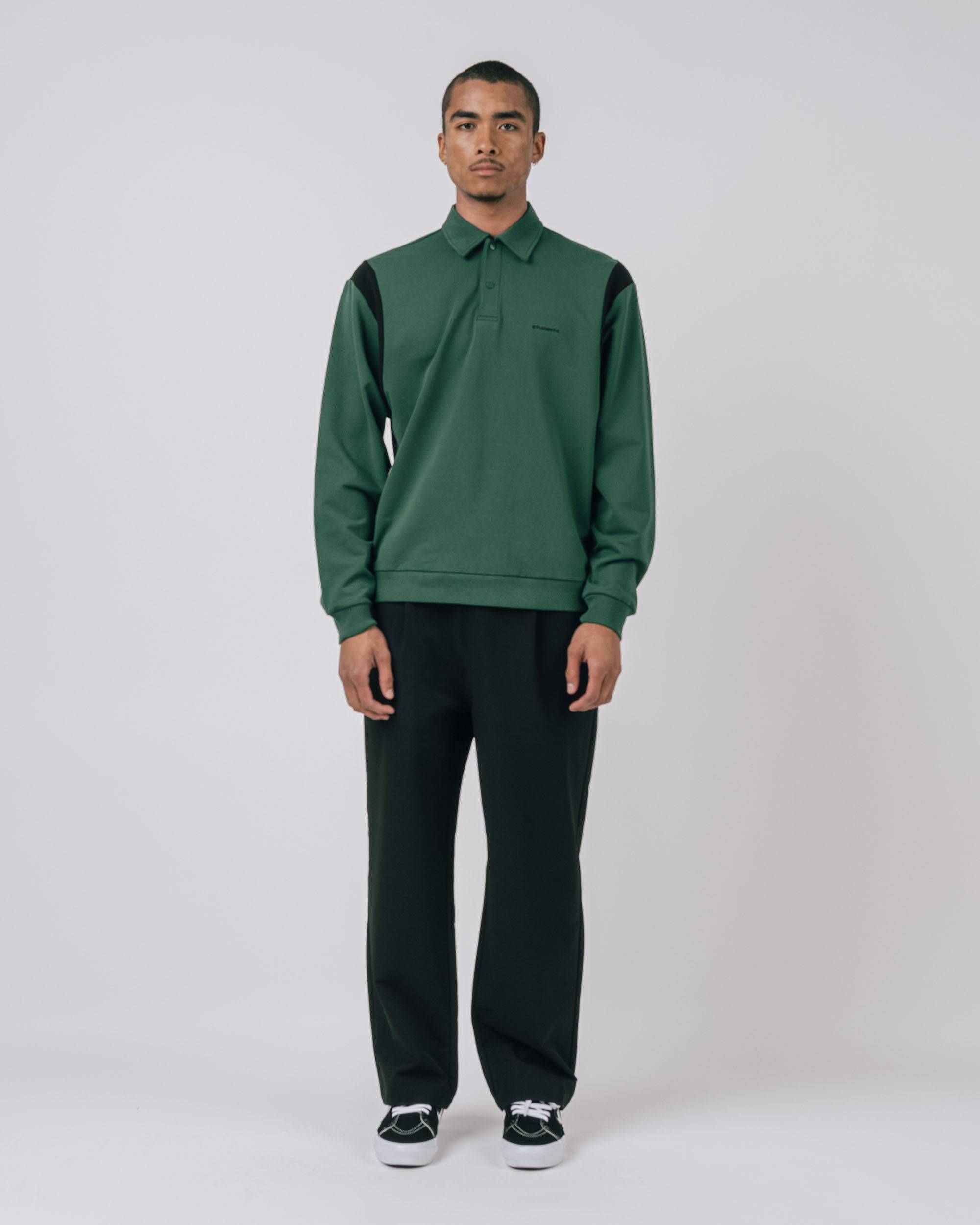 Clive L/S Fleece Polo - Students Golf