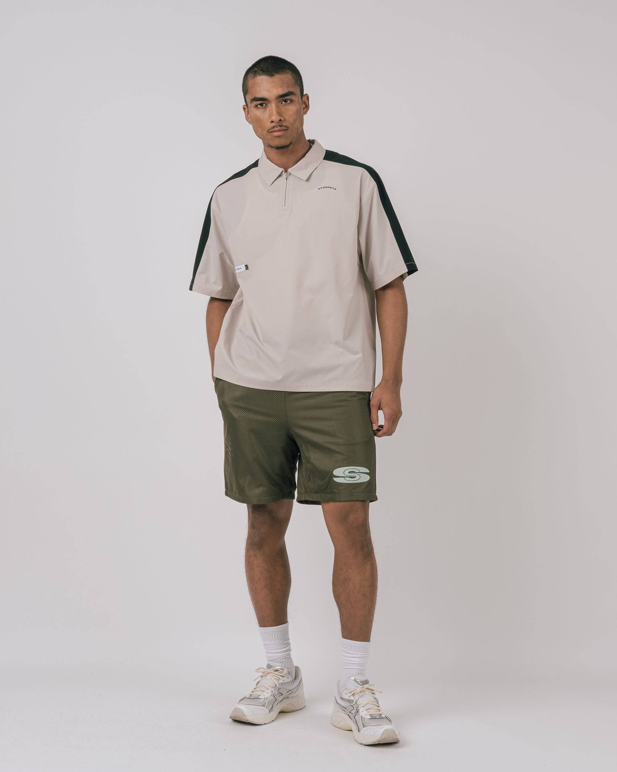 Balfour S/S Poplin ZIp Polo