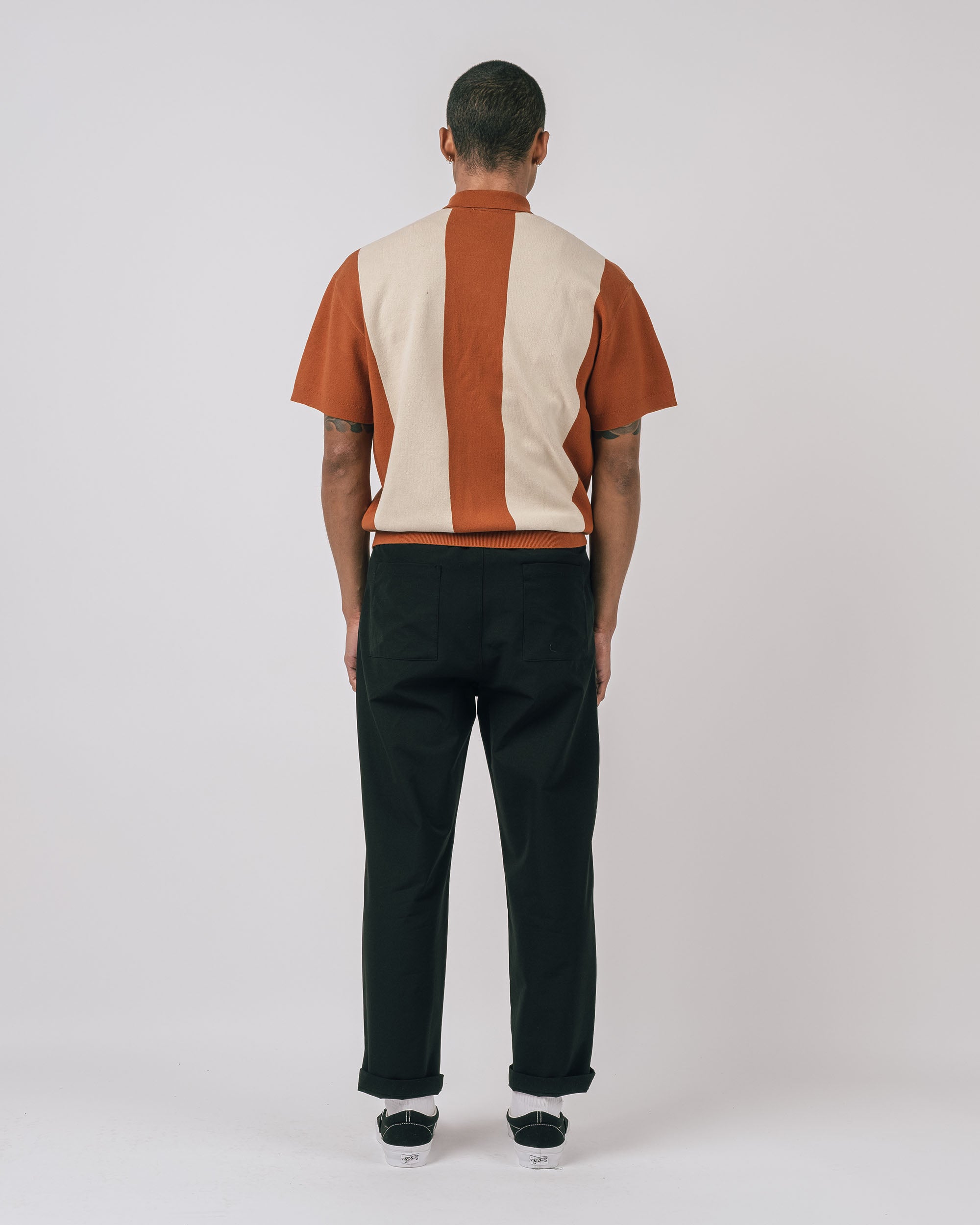 Browne S/S Knit Polo Sweater