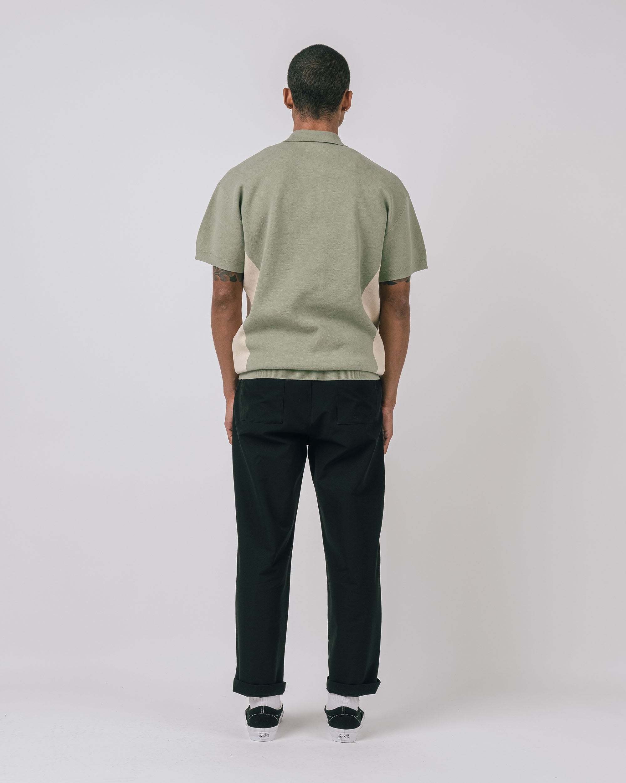 Newton S/S Knit Polo Sweater