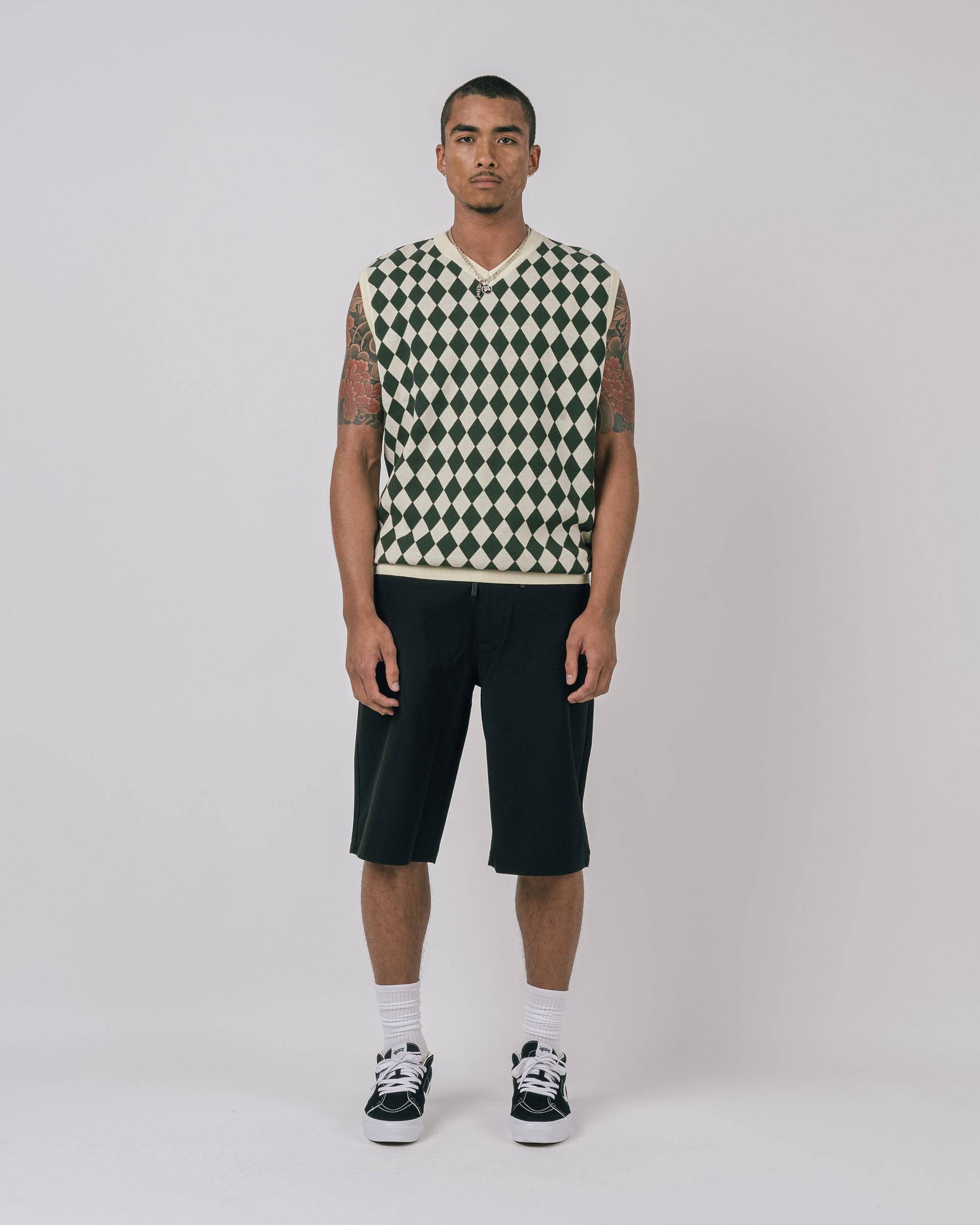 Woods Knit Vest Sweater - Students Golf