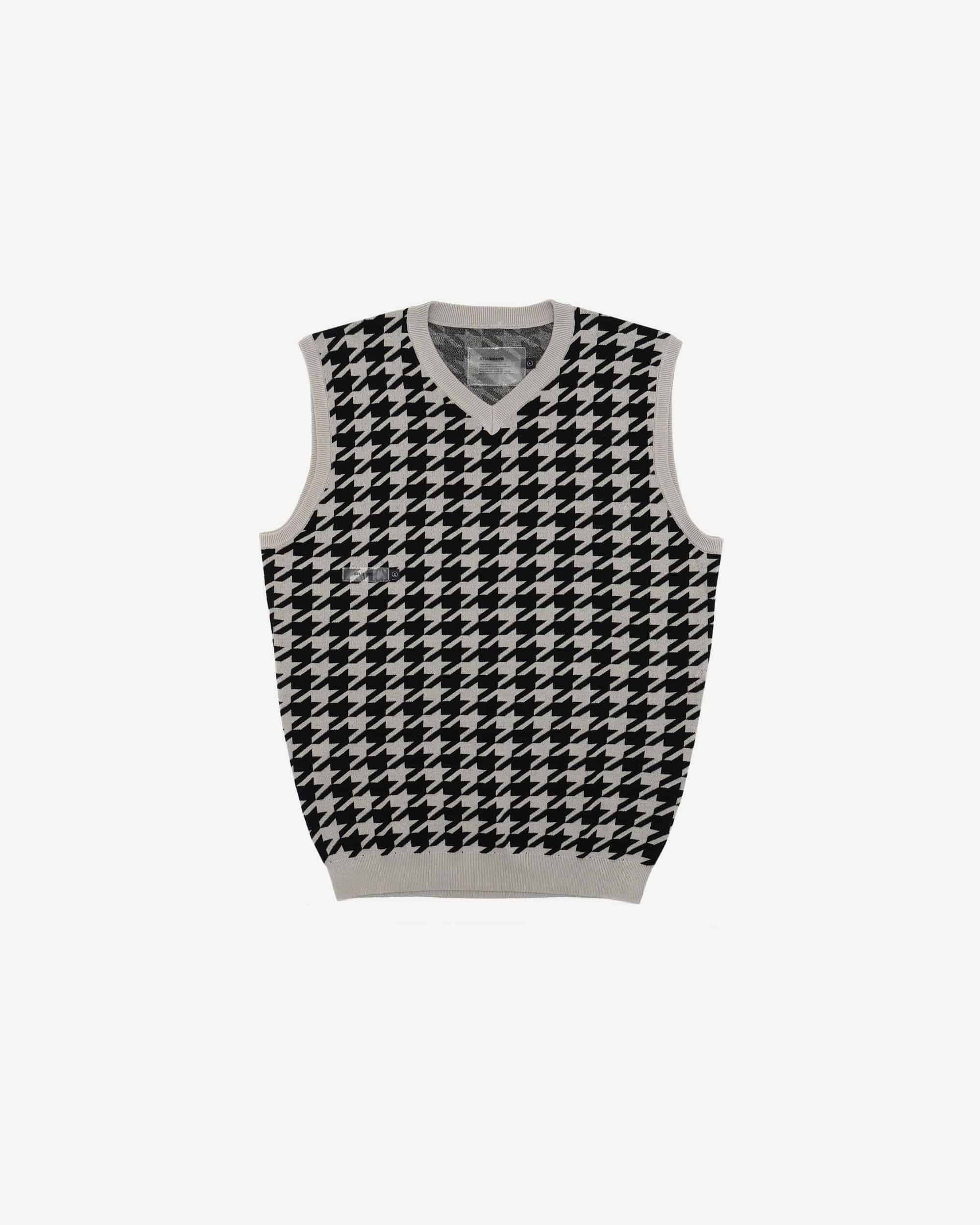 Layne Houndstooth Sweater Vest - Students Golf