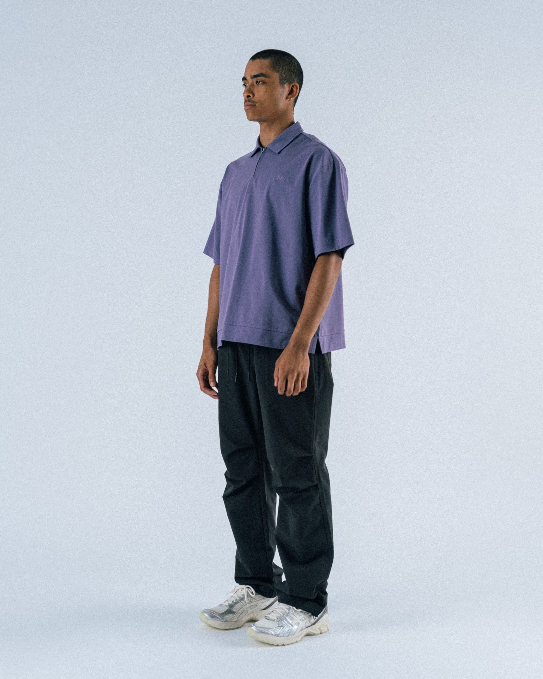 Lanser S/S Jersey Zip Polo Shirt