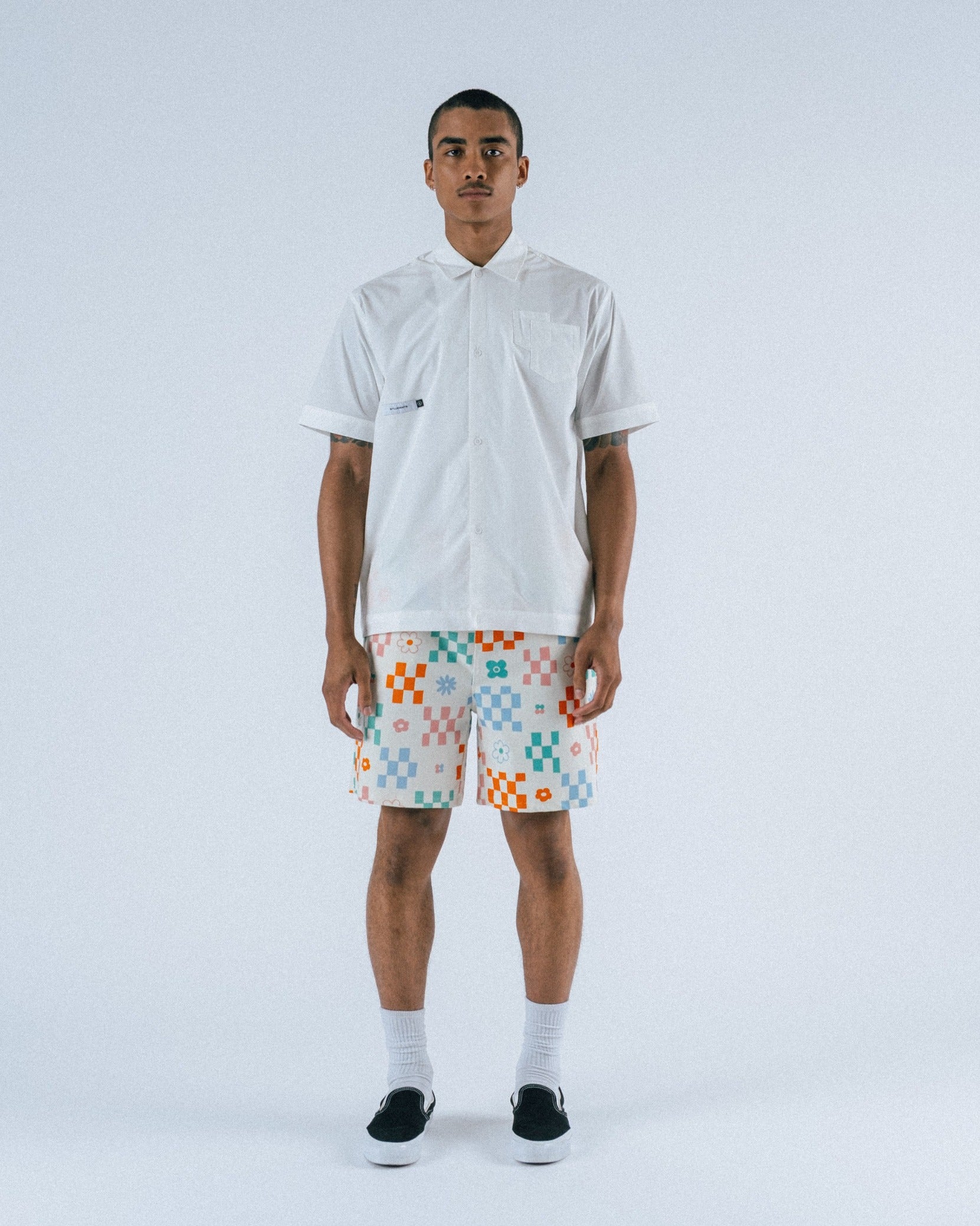 Oxford S/S Poplin Button-Up Shirt