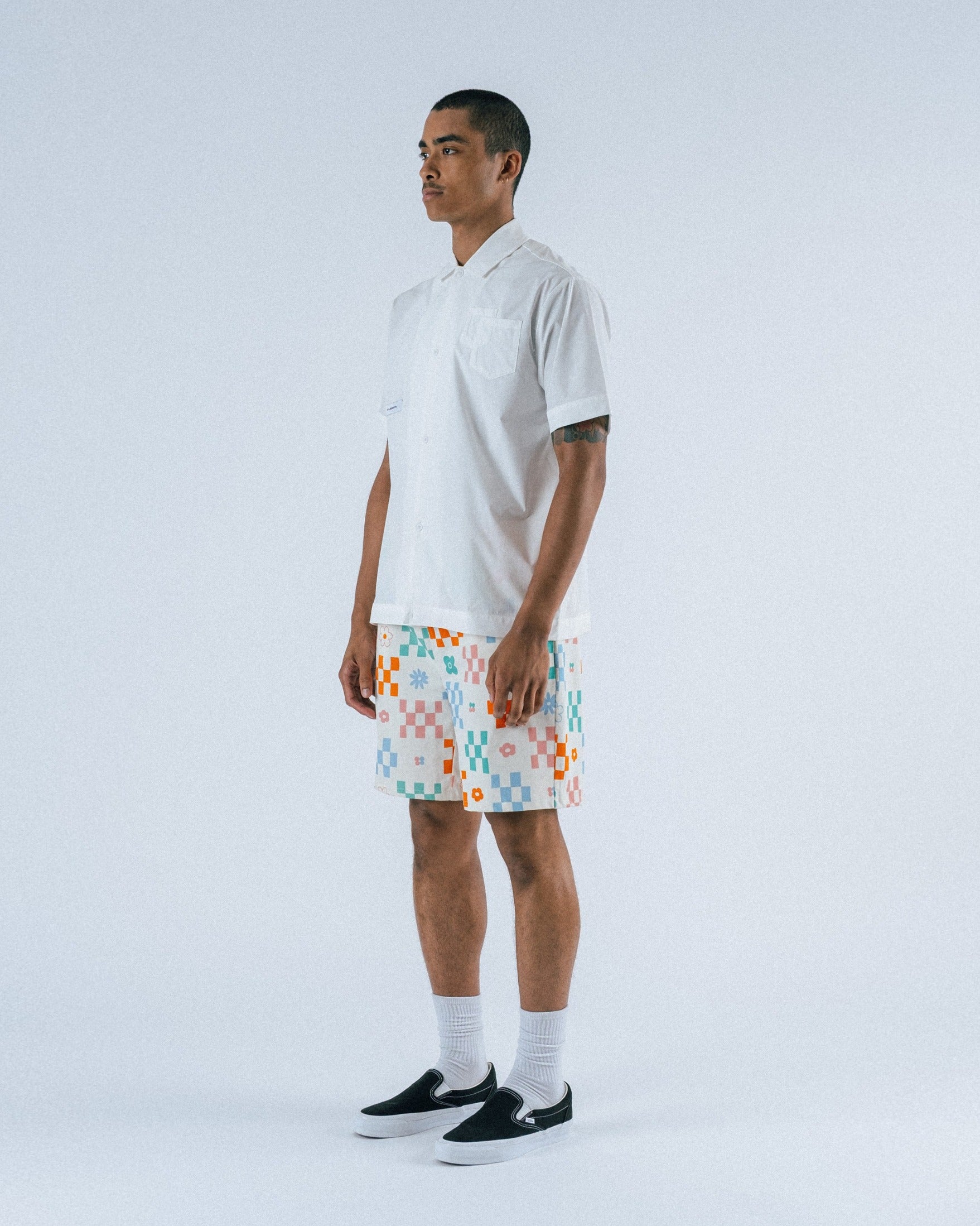 Oxford S/S Poplin Button-Up Shirt