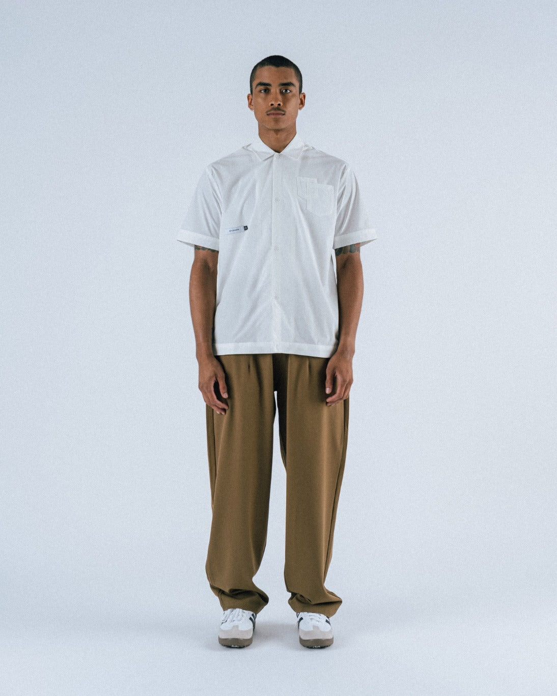 Calculus Baggy Pleated Pants