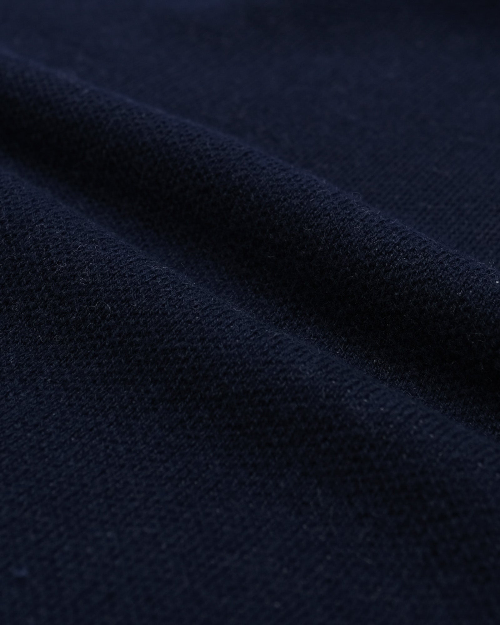 Close-up of dark blue fabric texture