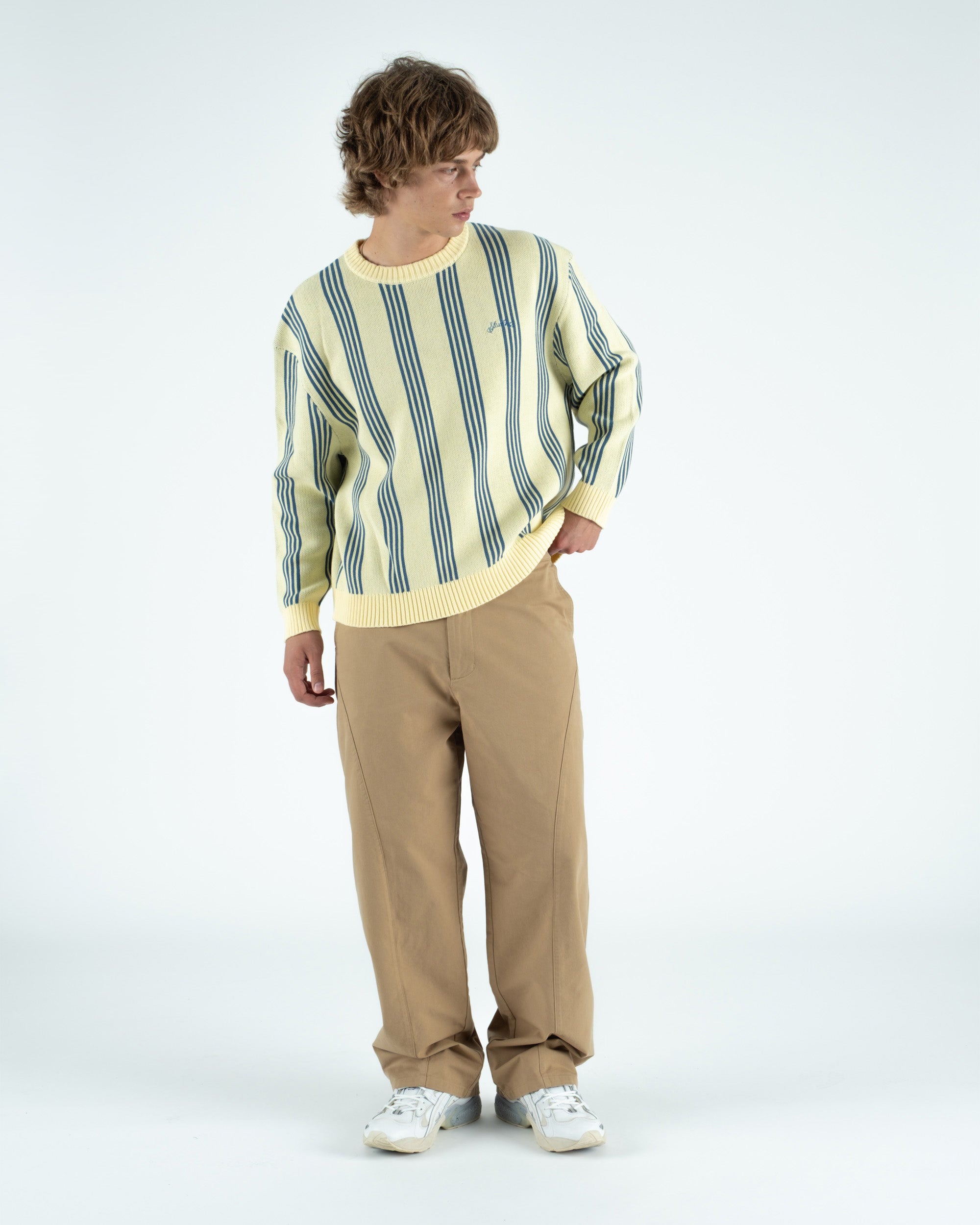 Clarke Knit Crew Sweater - Students Golf