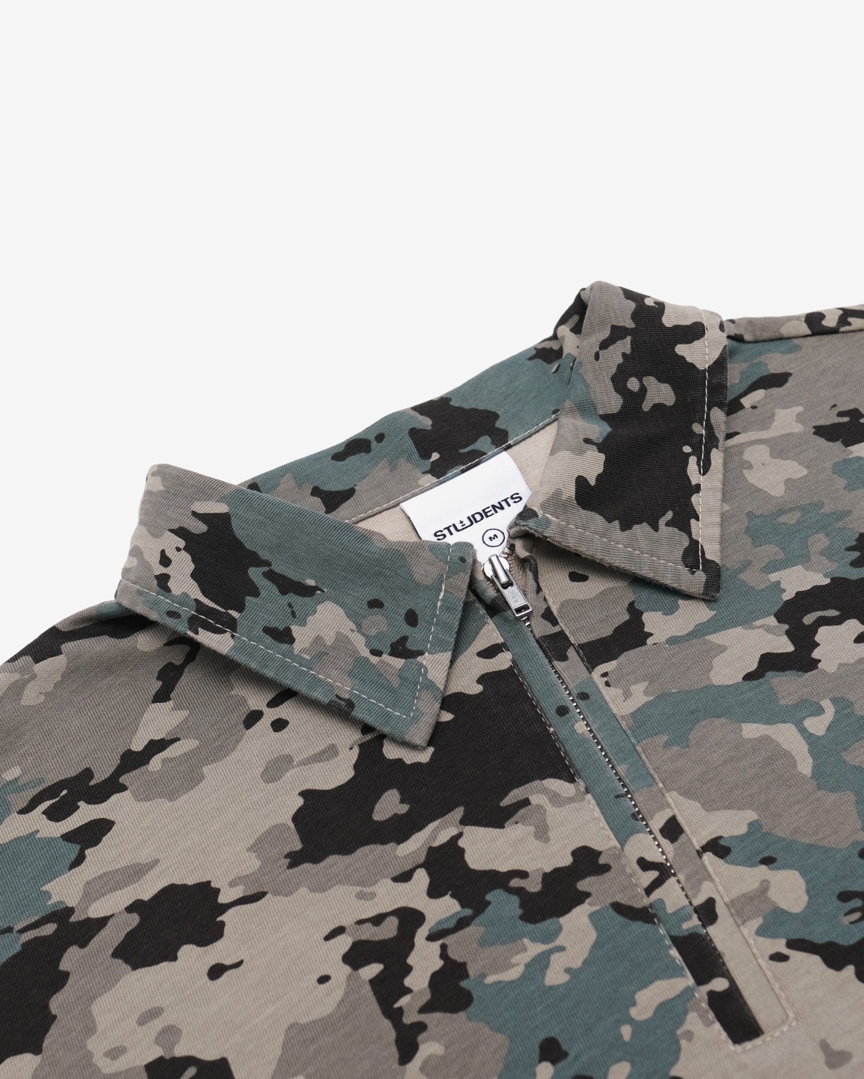 Gunnison Camo L/S Zip Polo