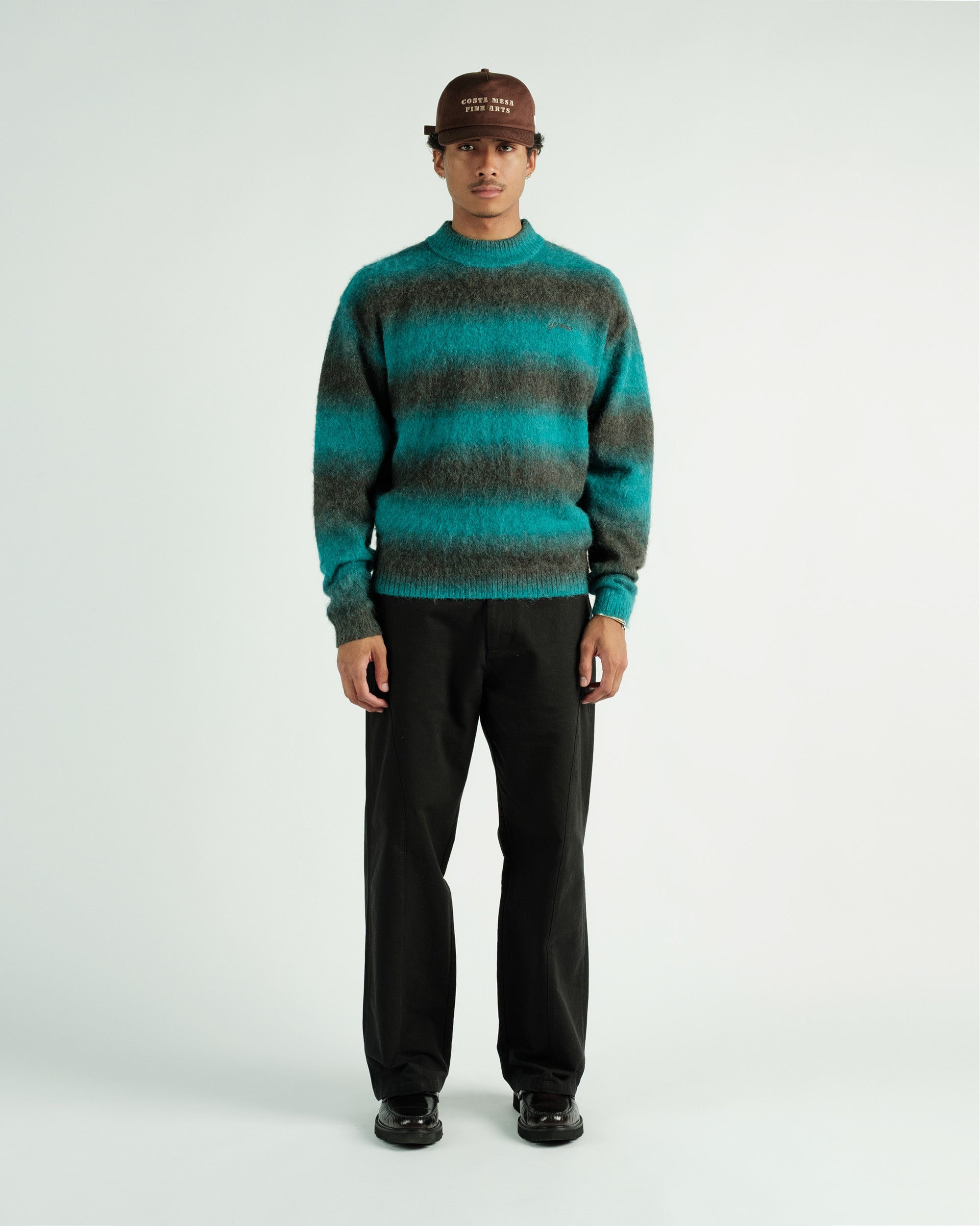 Cole Knit L/S Mockneck Mohair Sweater