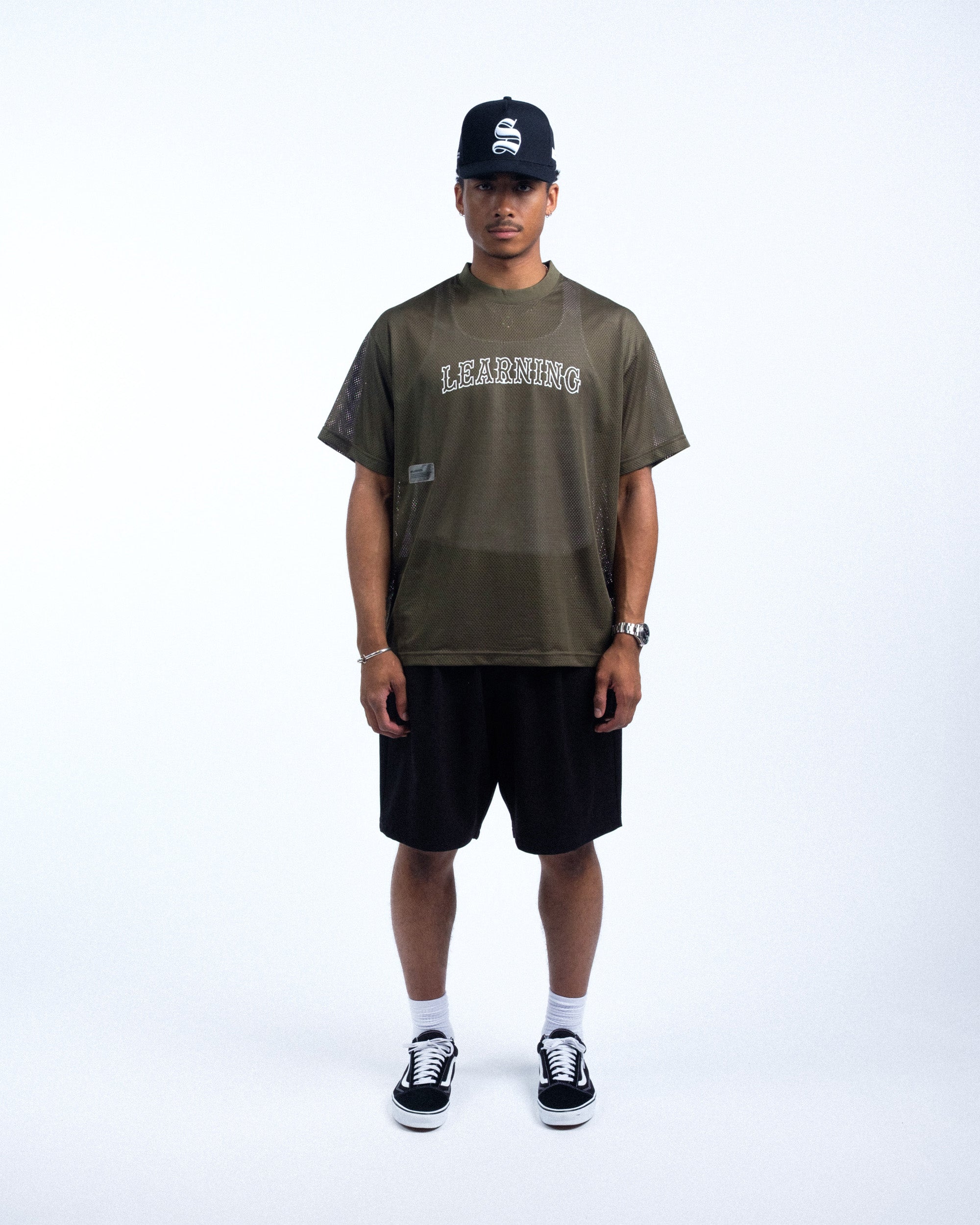 Still Learning S/S Mesh T-shirt