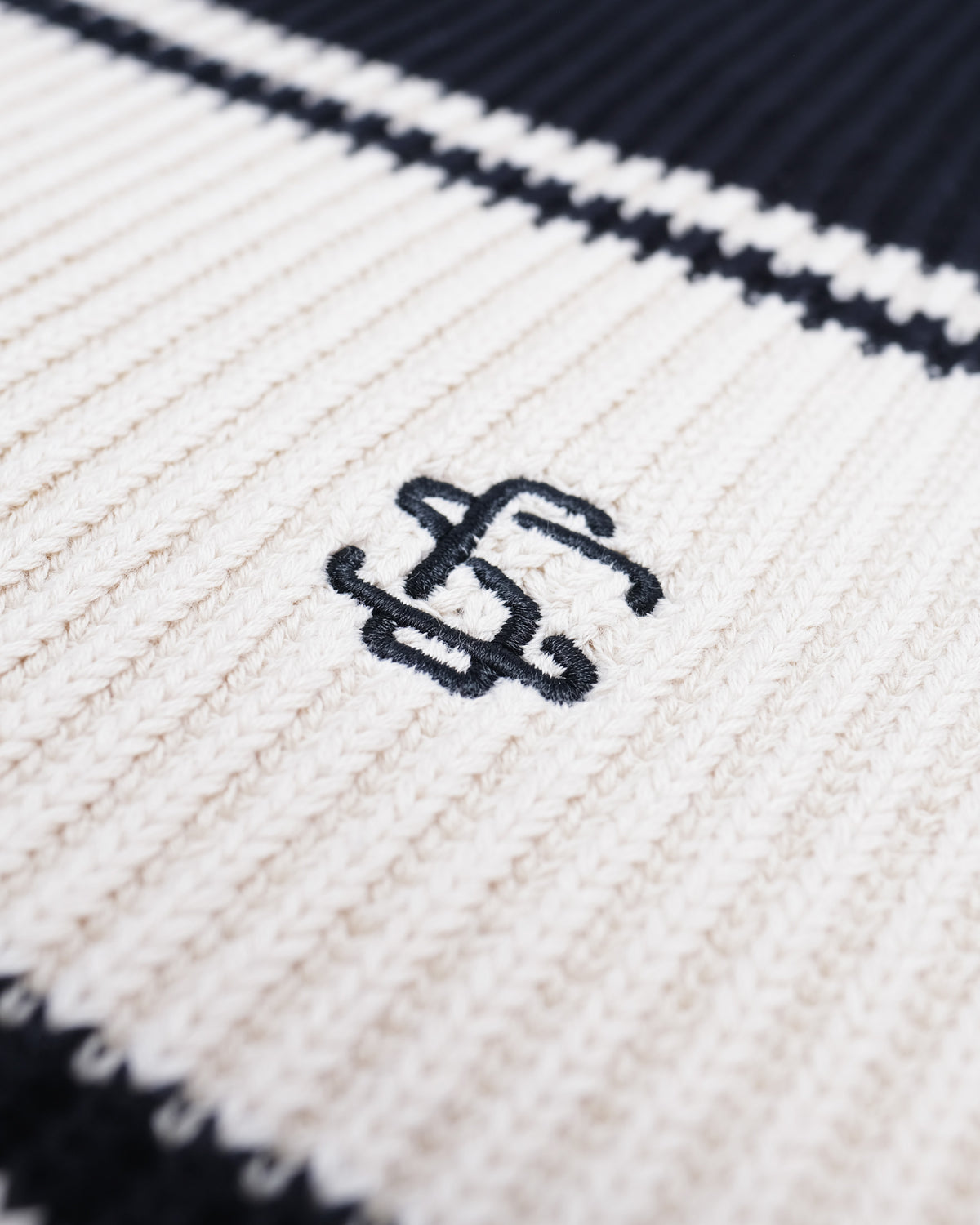 Palmdale Stripe Knit Crew Sweater
