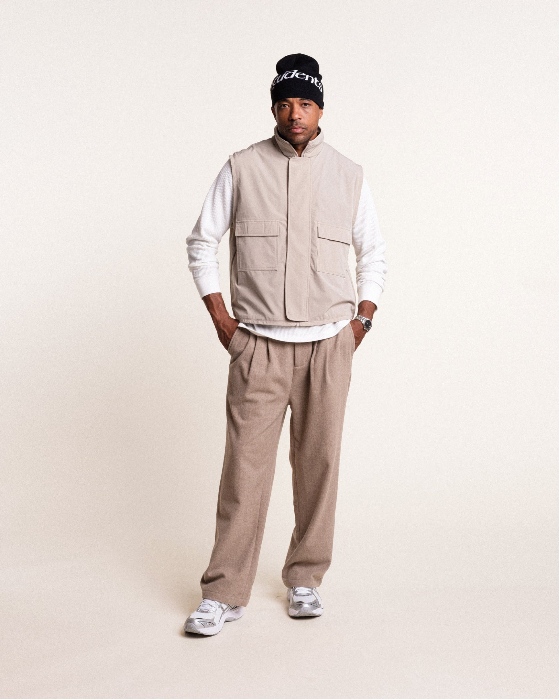Tradition Double Pleated Wool Pants