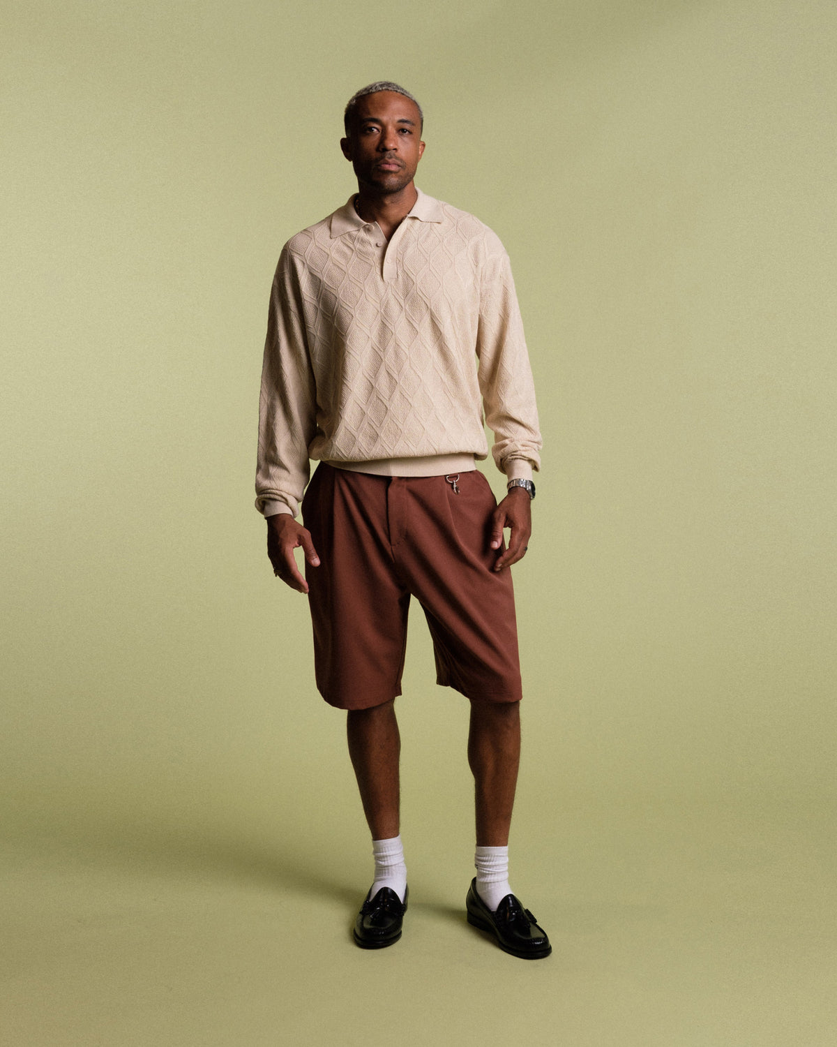 Carlsbad Knit L/S Polo Sweater