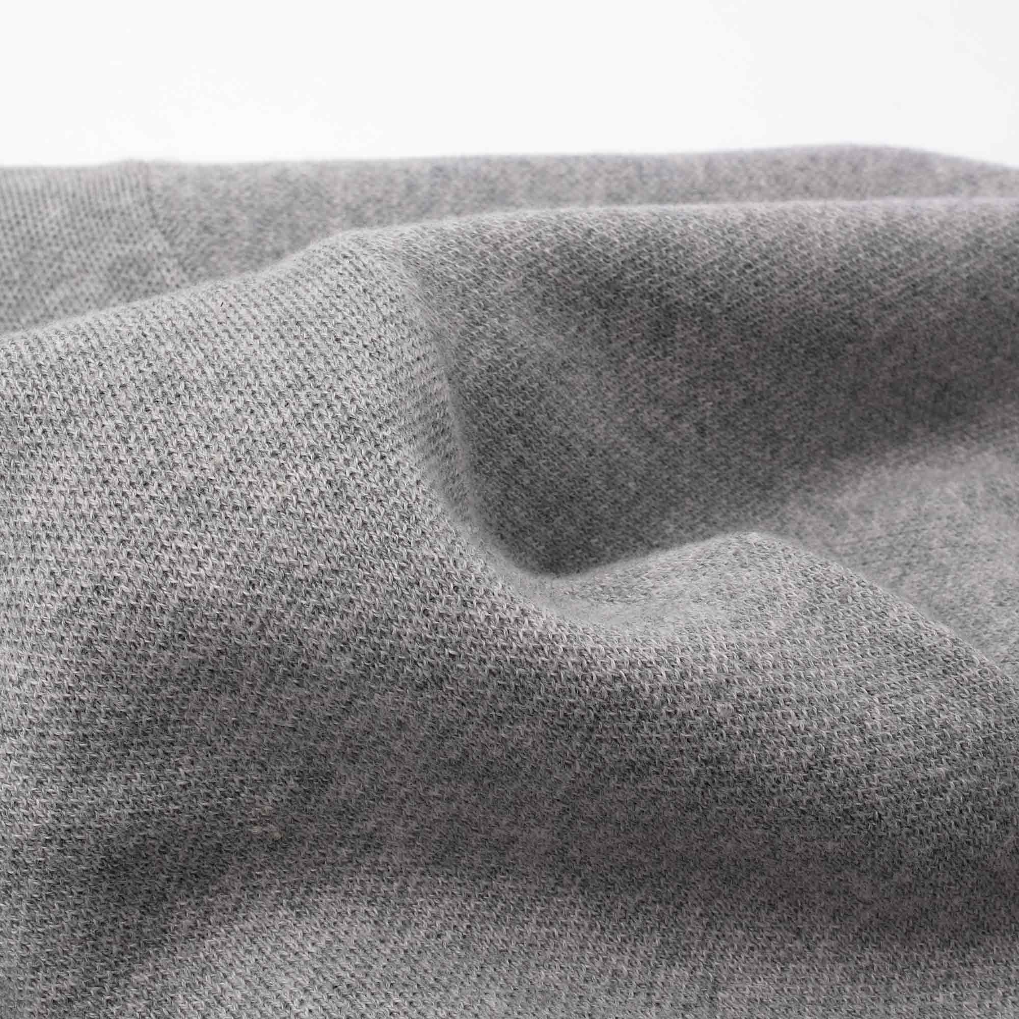 Close-up of gray fabric texture