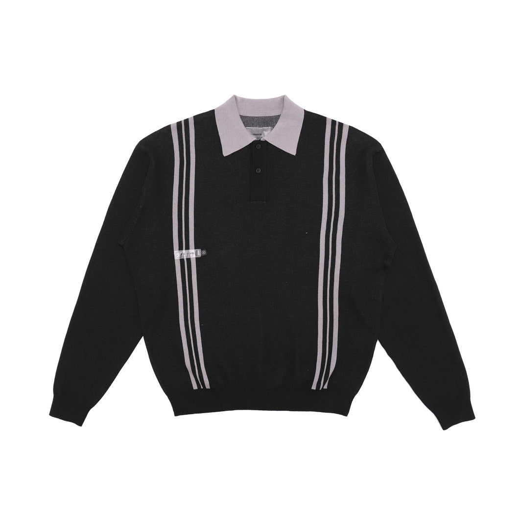 Sutton L/S Sweater Polo Shirt