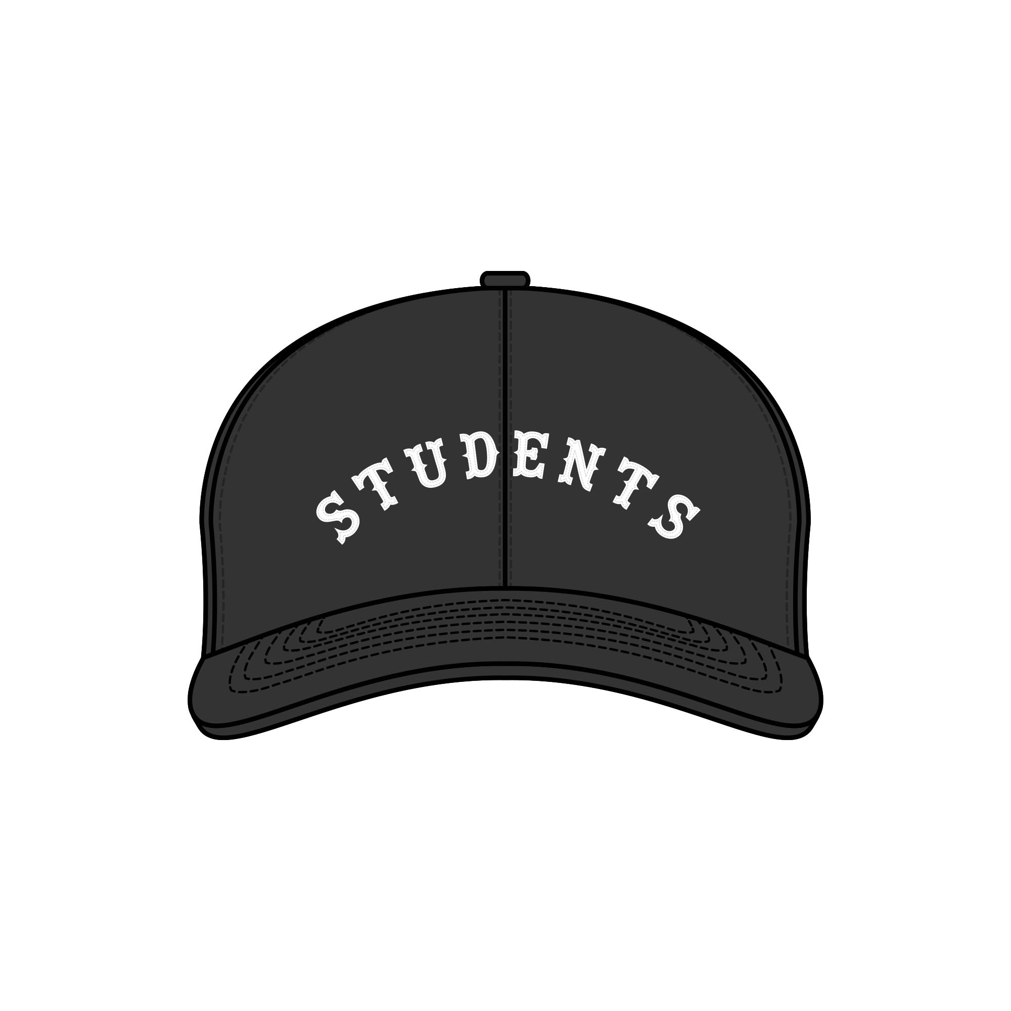 Bases Covered Unstructured 6 Panel Wool Hat - Students Golf