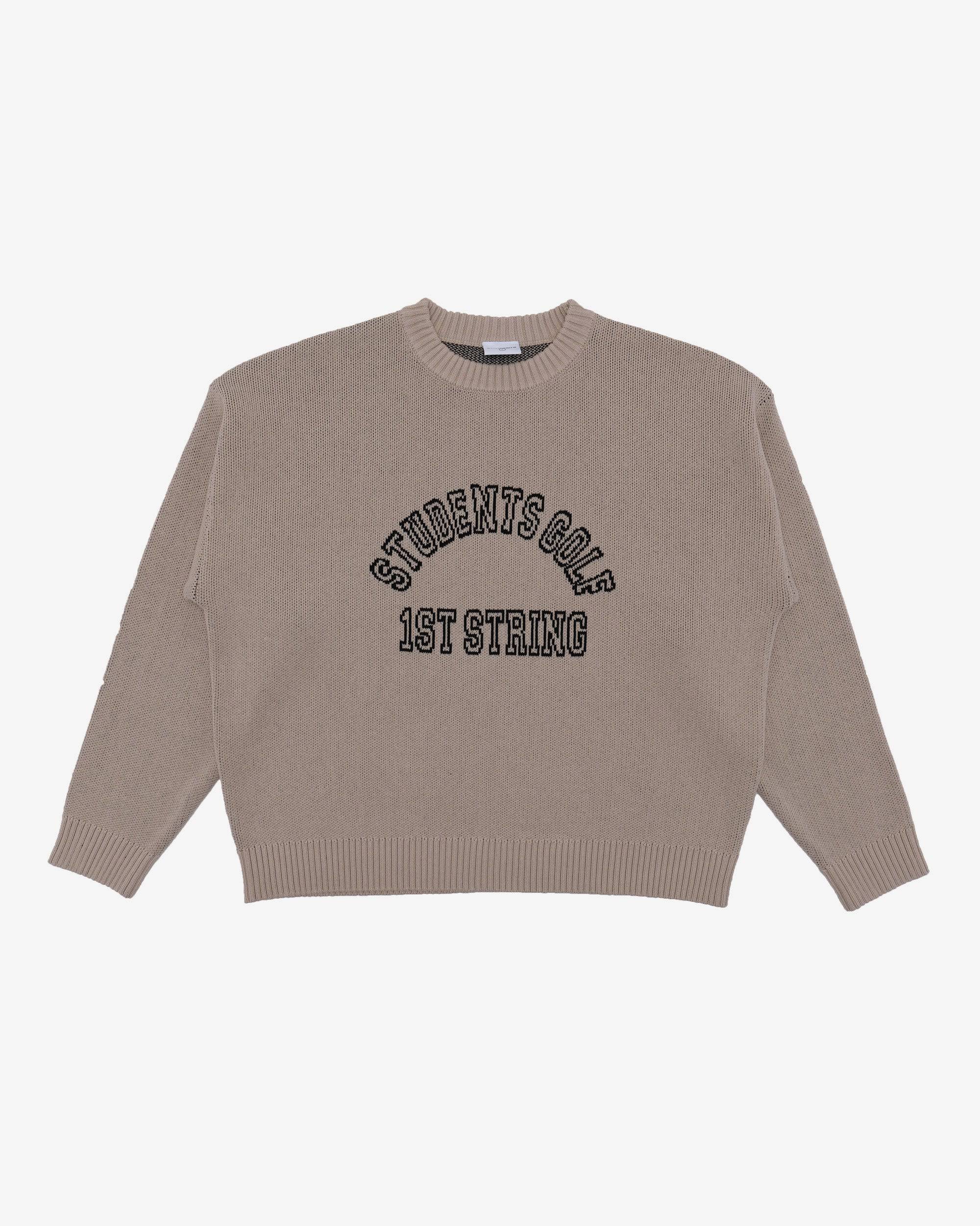 1st String Knit Crew Sweater - Students Golf