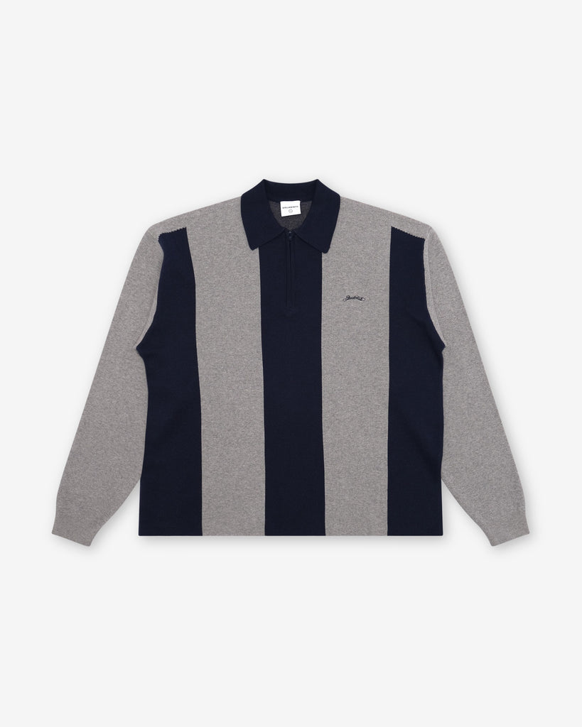 Kenway L/S Knit Polo Sweater - Front