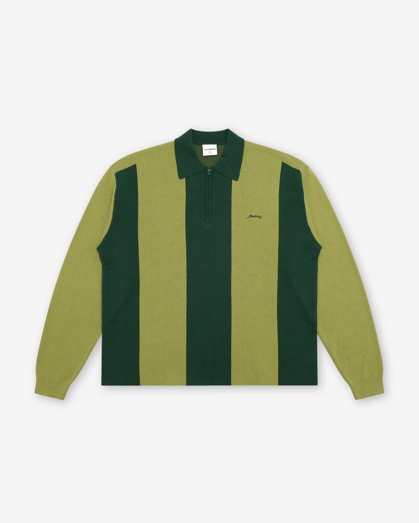 Kenway L/S Knit Polo Sweater - Front