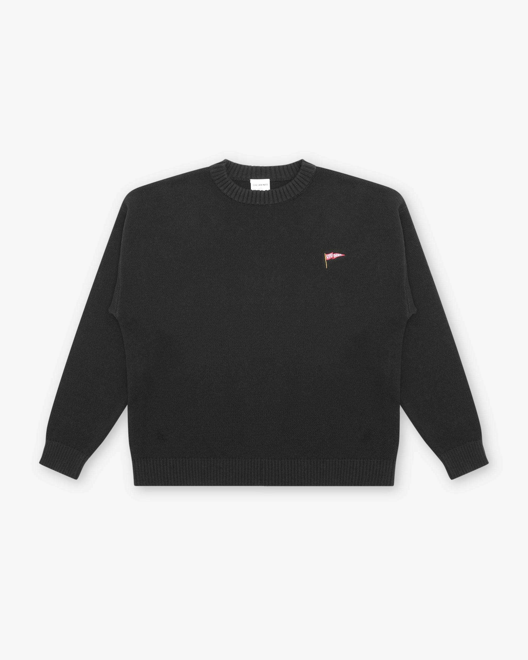 Rains L/S Cable Knit Crewneck Sweater - Students Golf