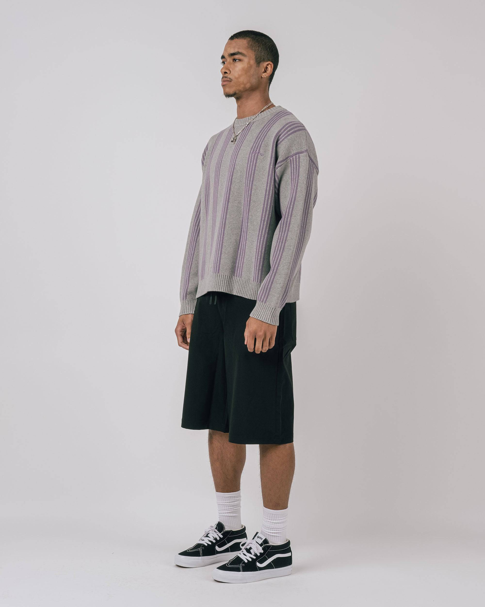 Beckford L/S Knit Crewneck Sweater - Students Golf