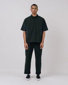 Linwood S/S Poplin Zip Polo