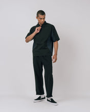 Load image into Gallery viewer, Linwood S/S Poplin Zip Polo
