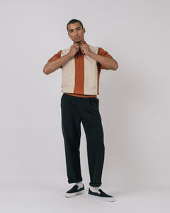 Browne S/S Knit Polo Sweater