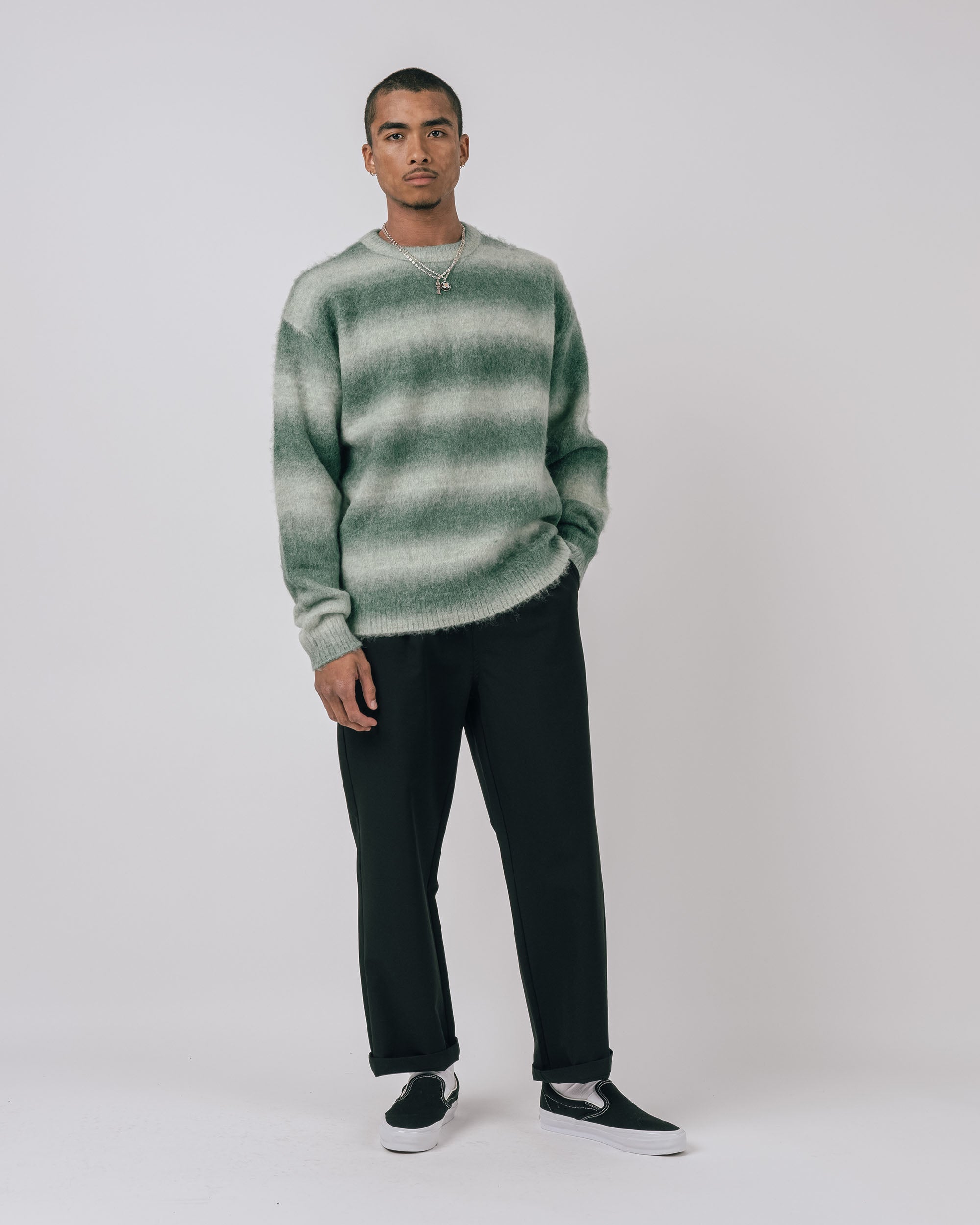 Davies Mohair L/S Crewneck Sweater