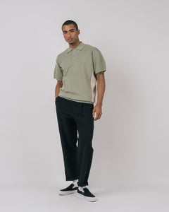 Newton S/S Knit Polo Sweater