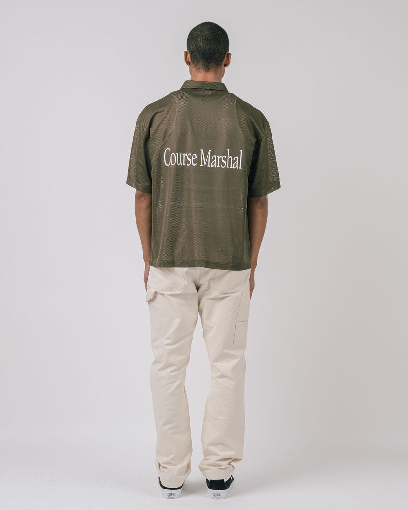 Course Marshal S/S Mesh Zip Polo - Front