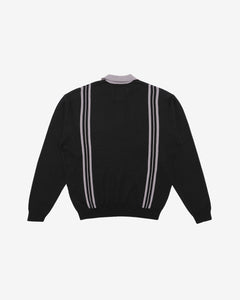 Sutton L/S Sweater Polo Shirt