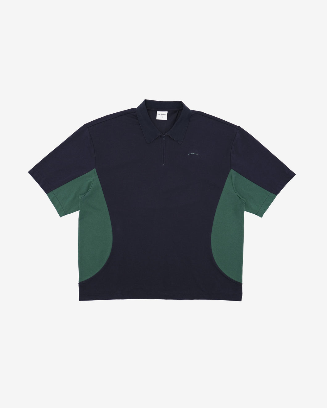 Linwood S/S Poplin Zip Polo