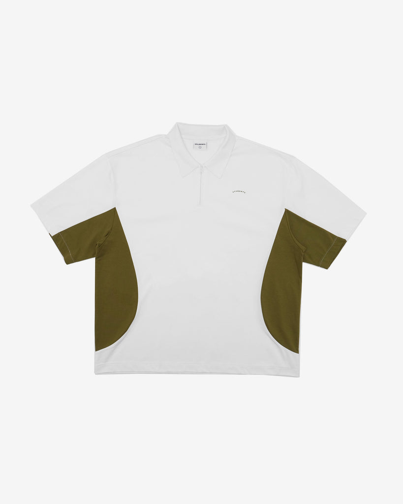 Assistant S/S Jersey Zip Polo Shirt - Front