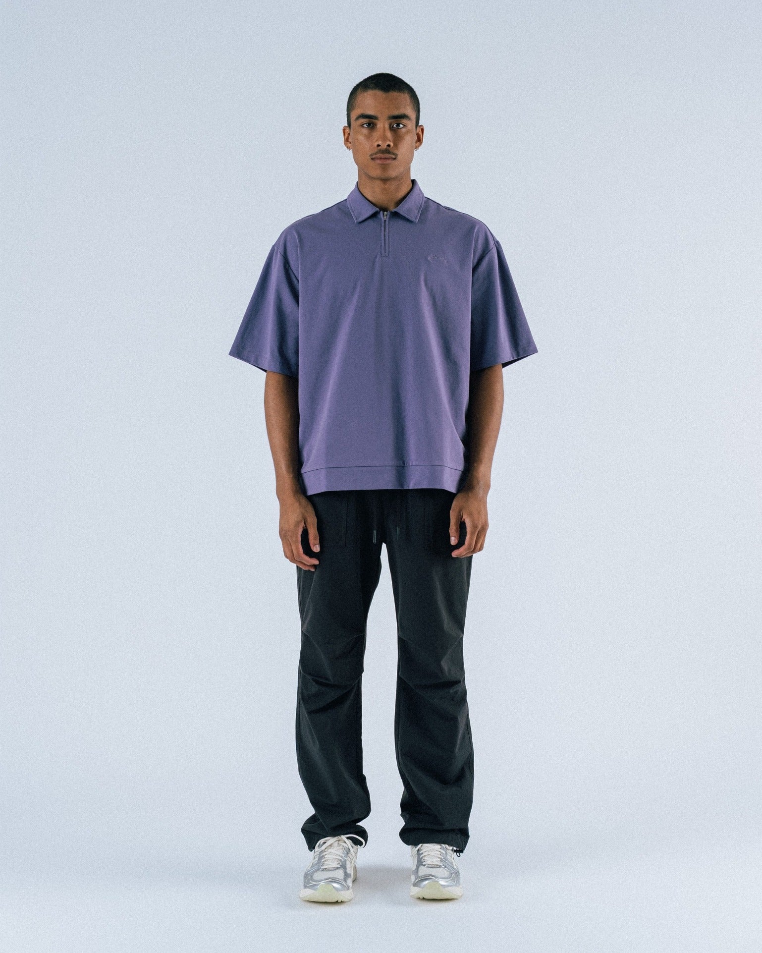 Lanser S/S Jersey Zip Polo Shirt