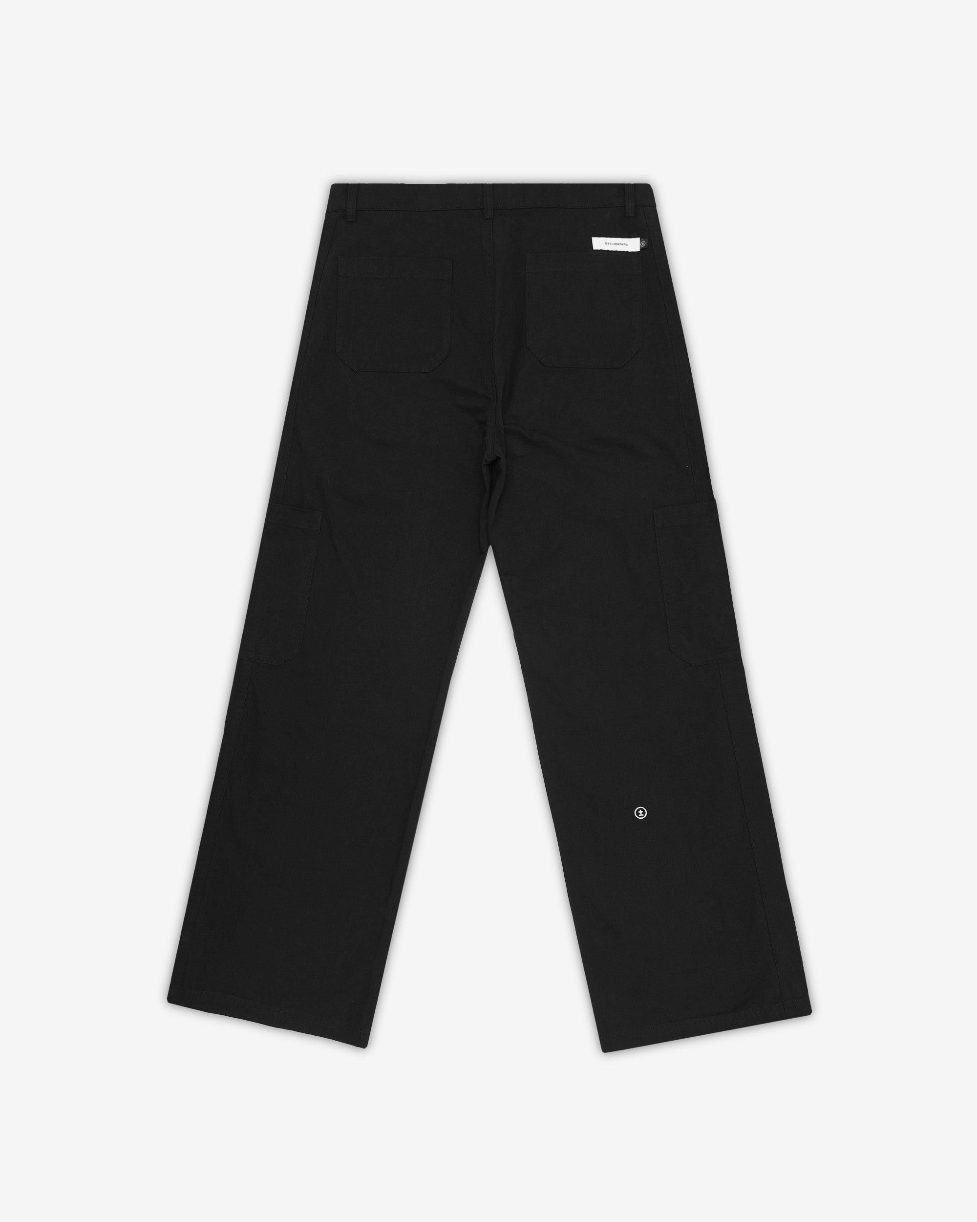 Black pants on a white background