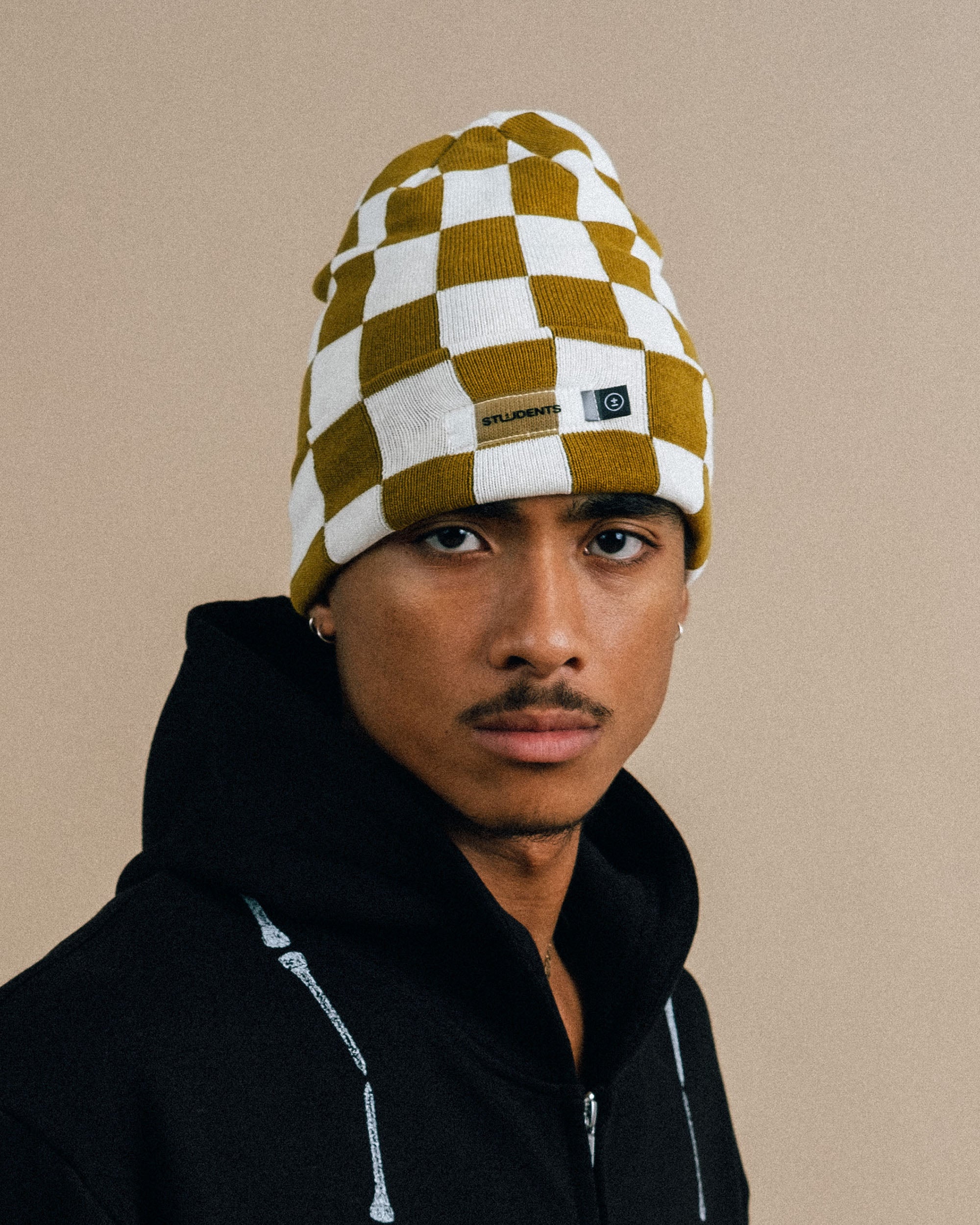 Aiken Checker Beanie