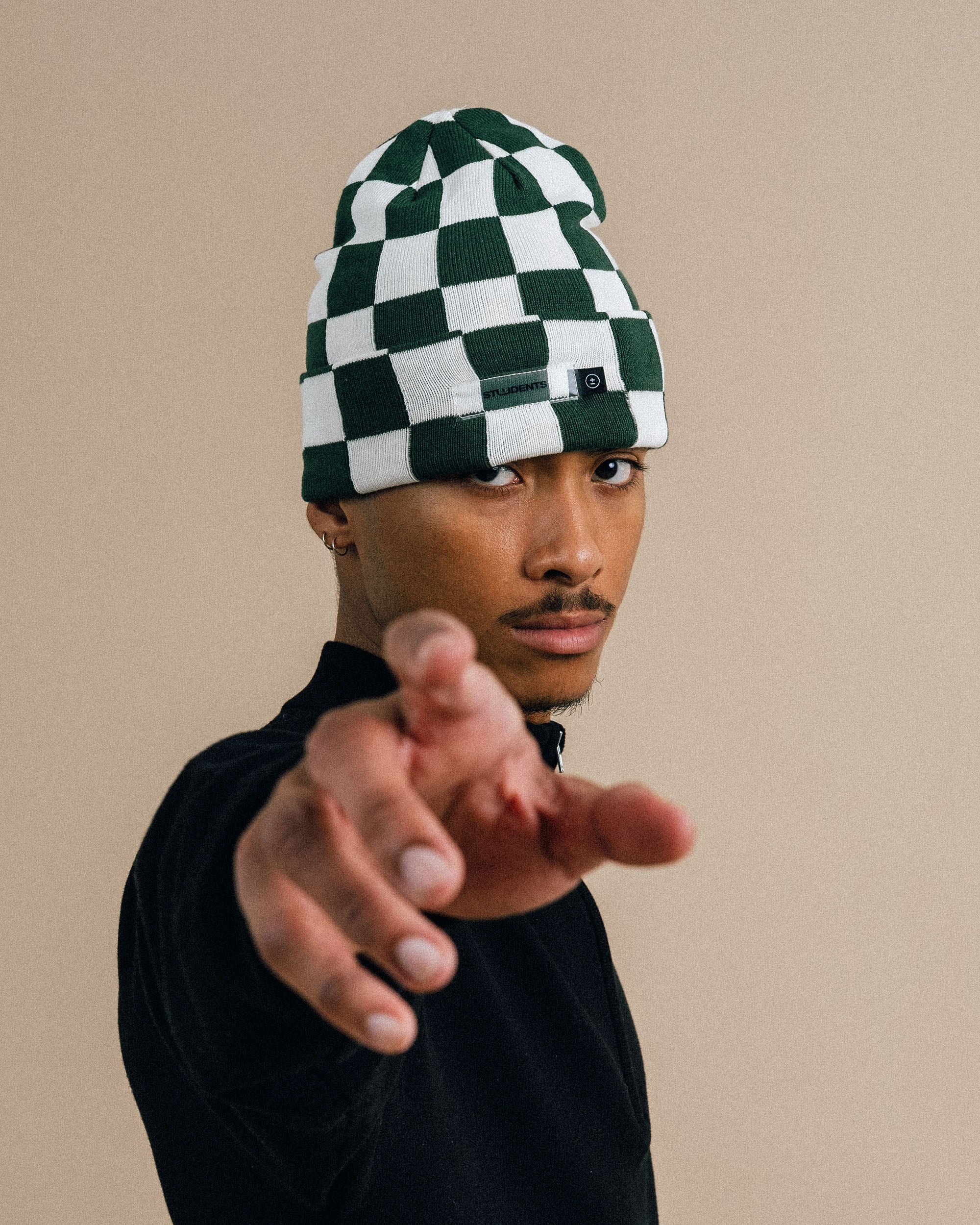 Aiken Checker Beanie