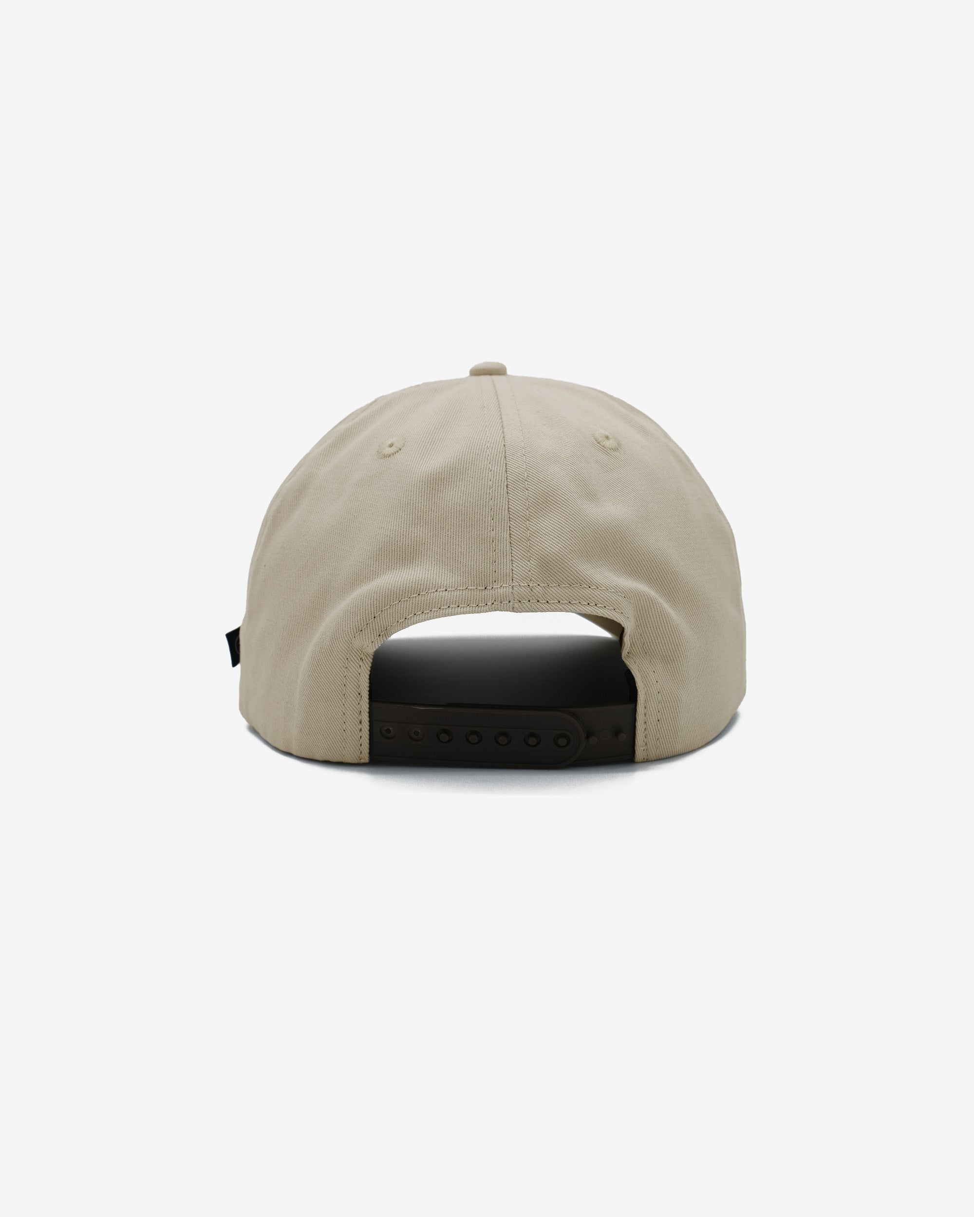 Beige cap on a white background