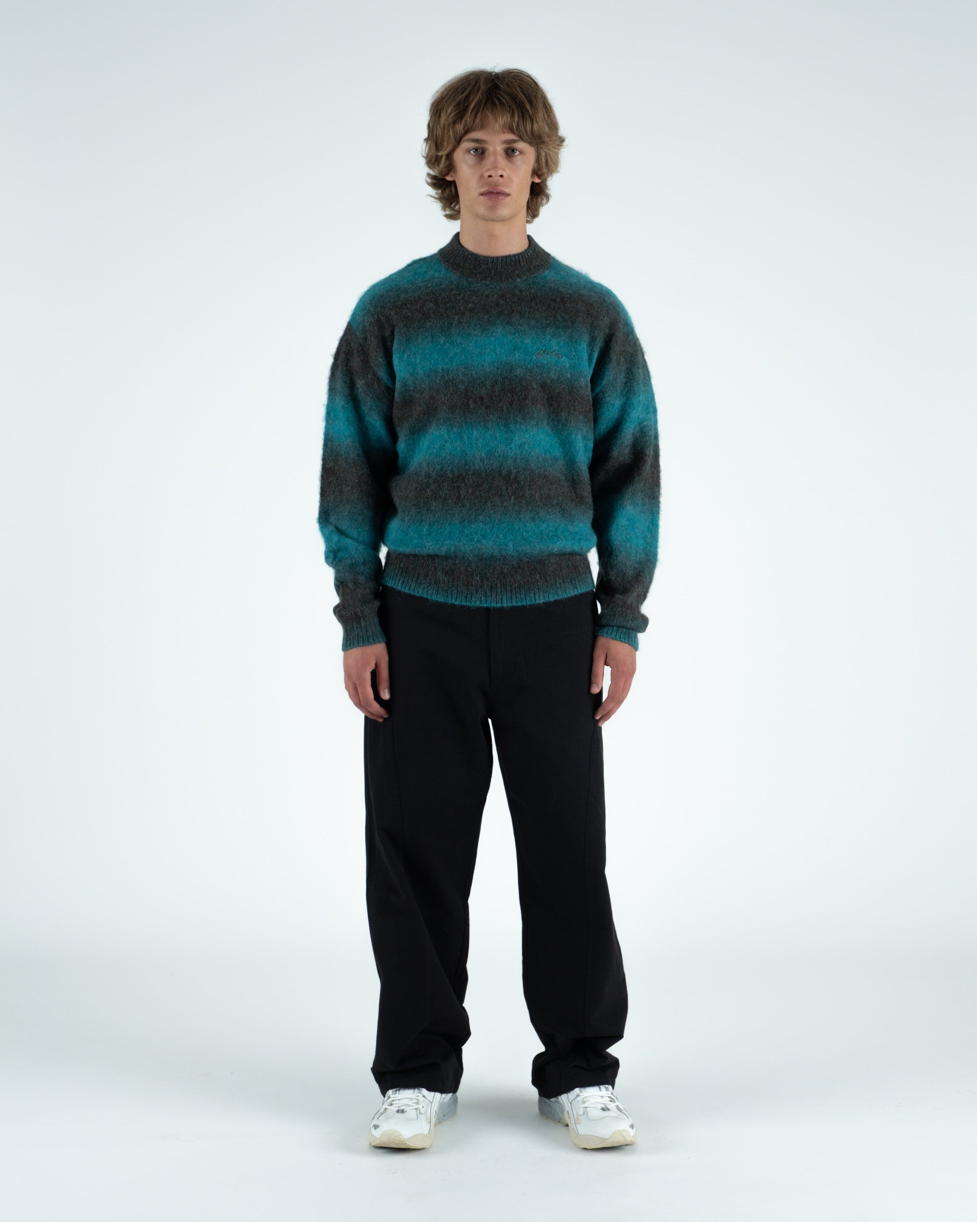 Cole Knit L/S Mockneck Mohair Sweater