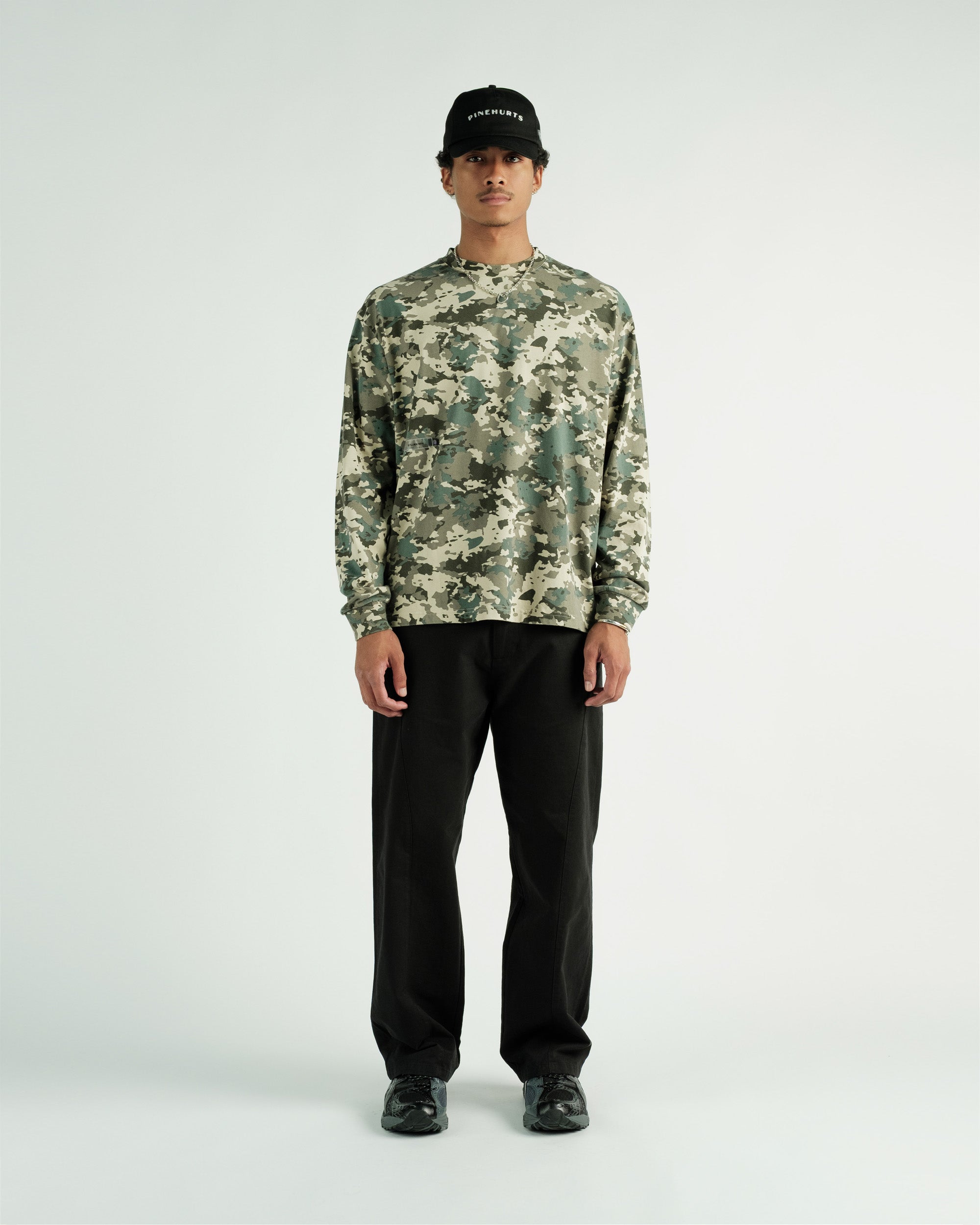 Payson Camo L/S Crew T-shirt