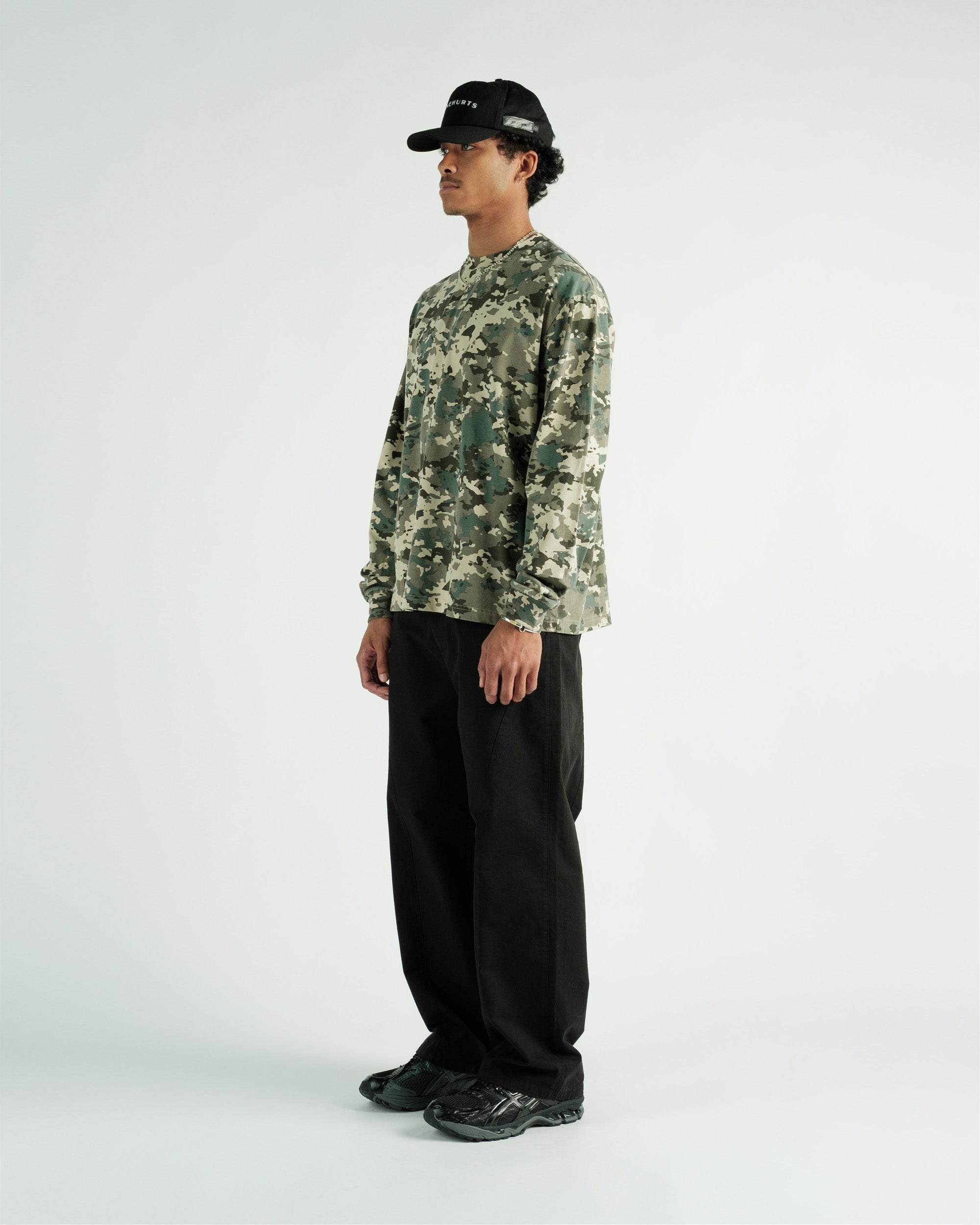 Payson Camo L/S Crew T-shirt