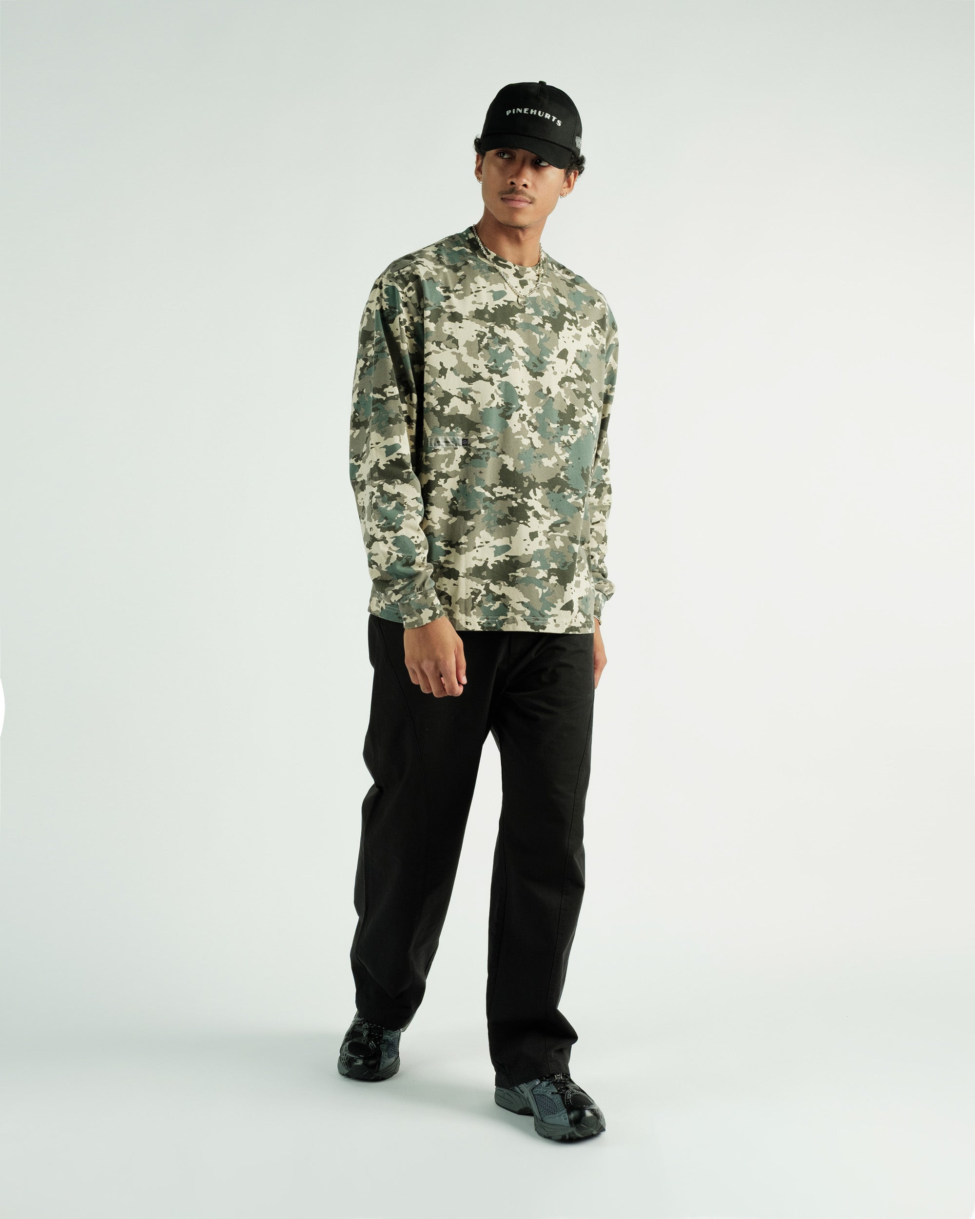 Payson Camo L/S Crew T-shirt