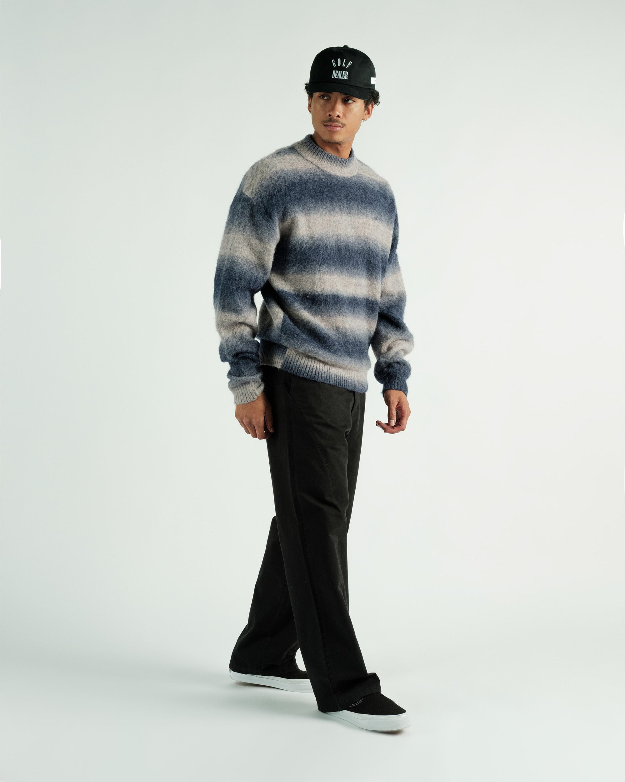 Cole Knit L/S Mockneck Mohair Sweater