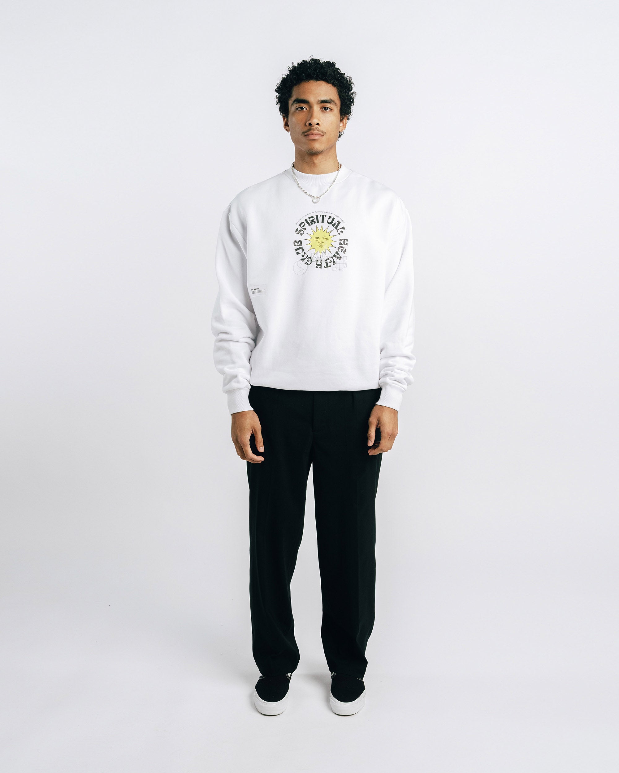 Spiritual Health Club Fleece Crew Sweater
