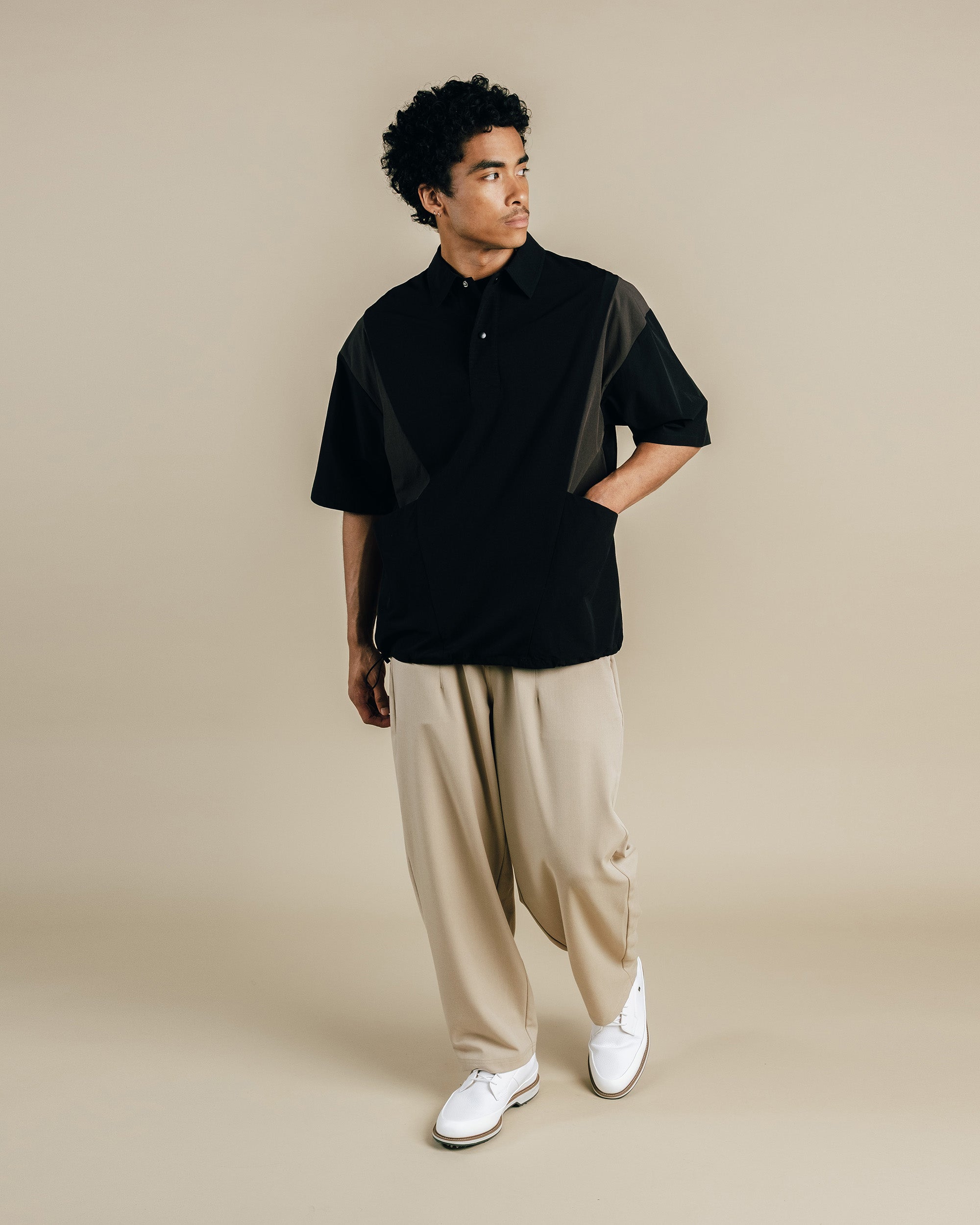 Calculus Baggy Pleated Pants